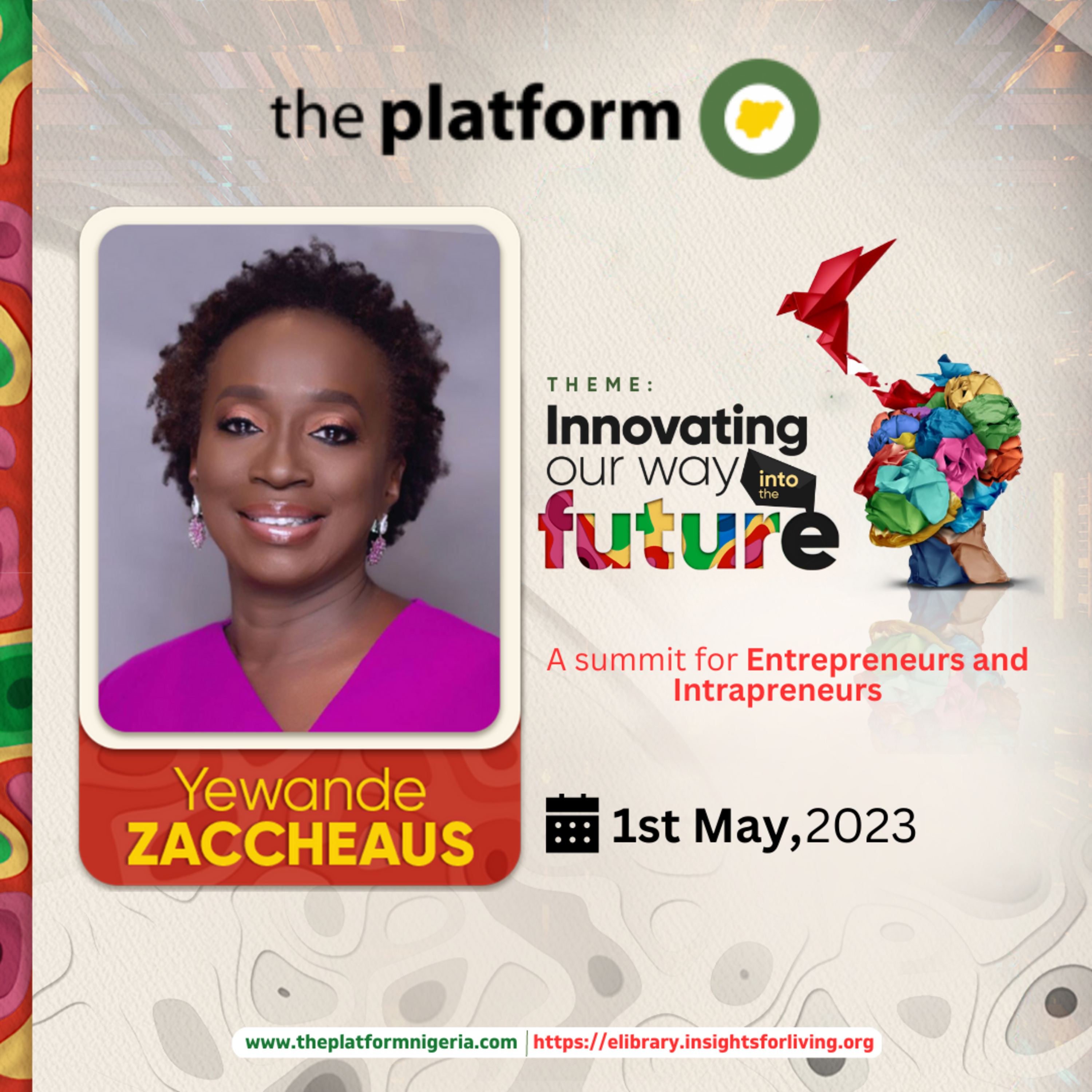 THE PLATFORM MAY 2023 SESSION 7 YEWANDE ZACCHEAUS episode artwork