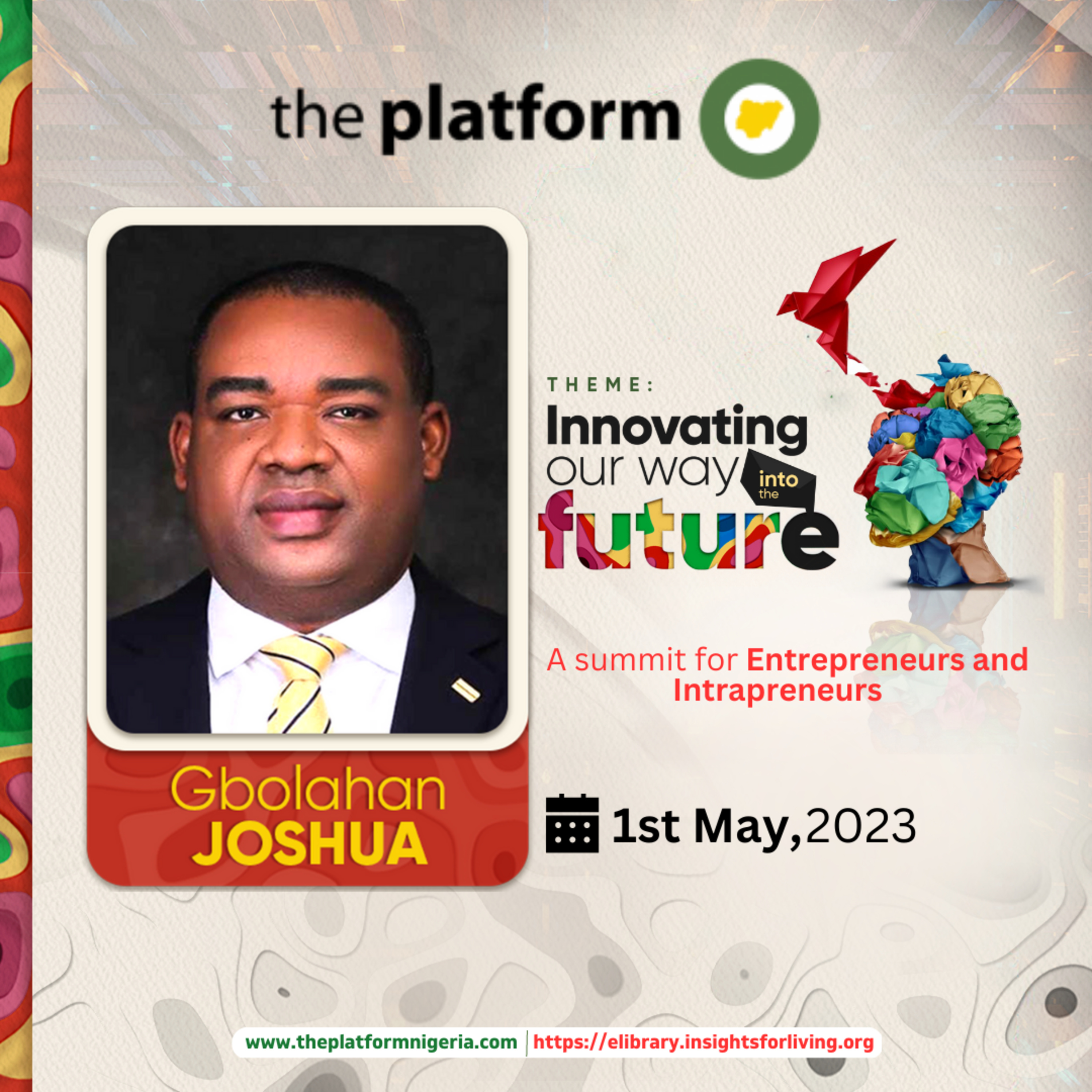THE PLATFORM MAY 2023 SESSION 8 GBOLAHON JOSHUA episode artwork