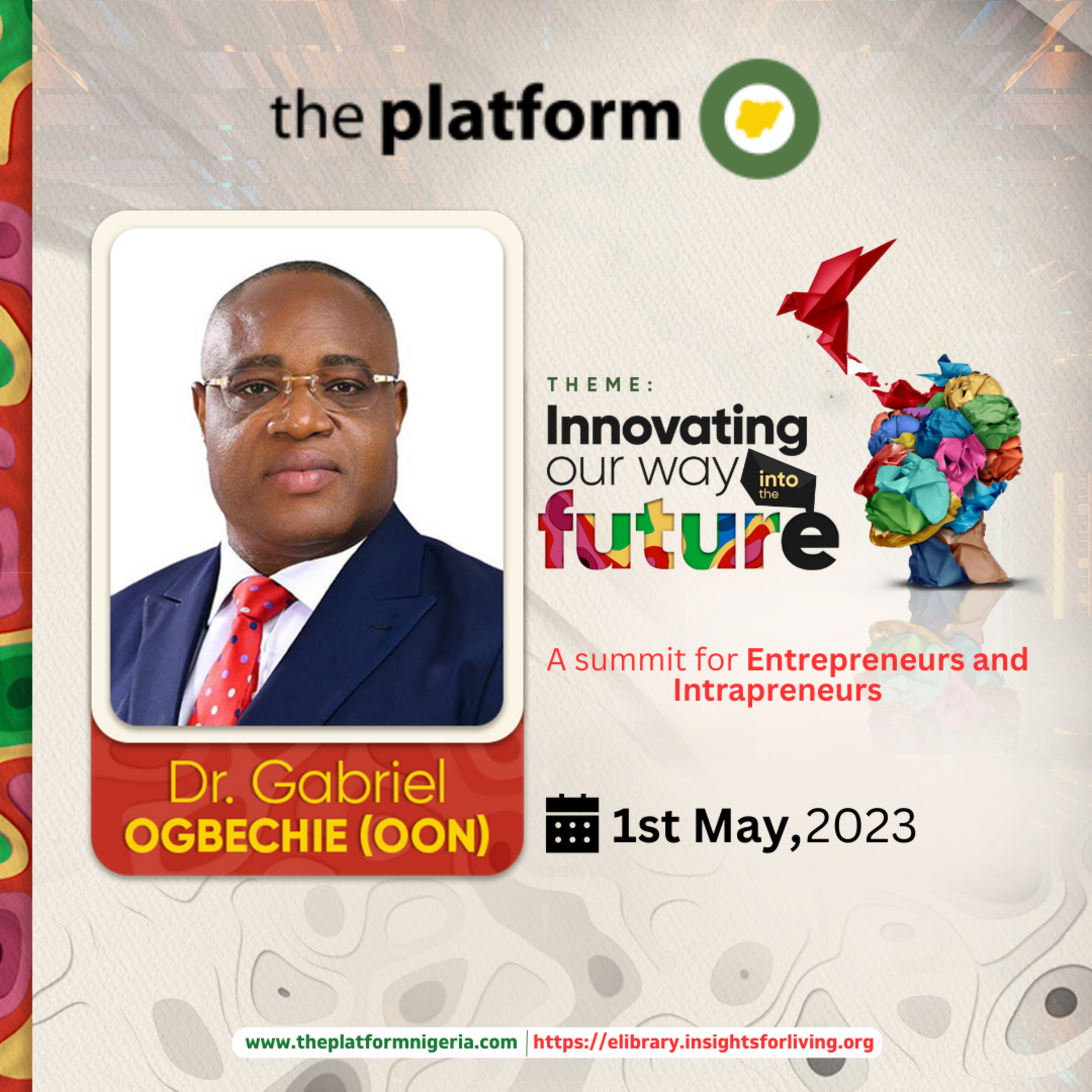 THE PLATFORM MAY 2023 SESSION 12 GABRIEL OGBECHIE episode artwork