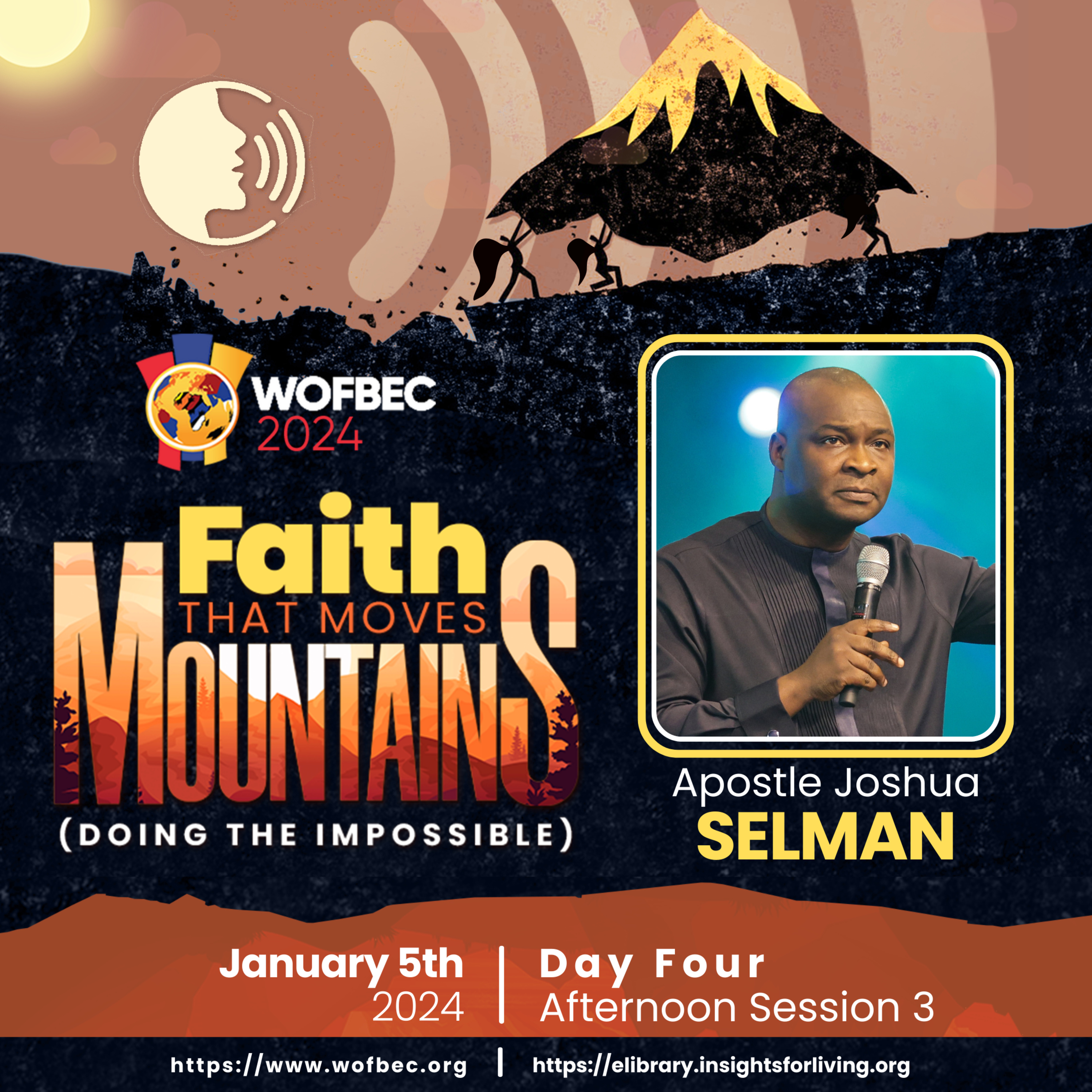 WOFBEC DAY 4 AFTERNOON SESSION 3 APOSTLE JOSHUA SELMAN episode artwork