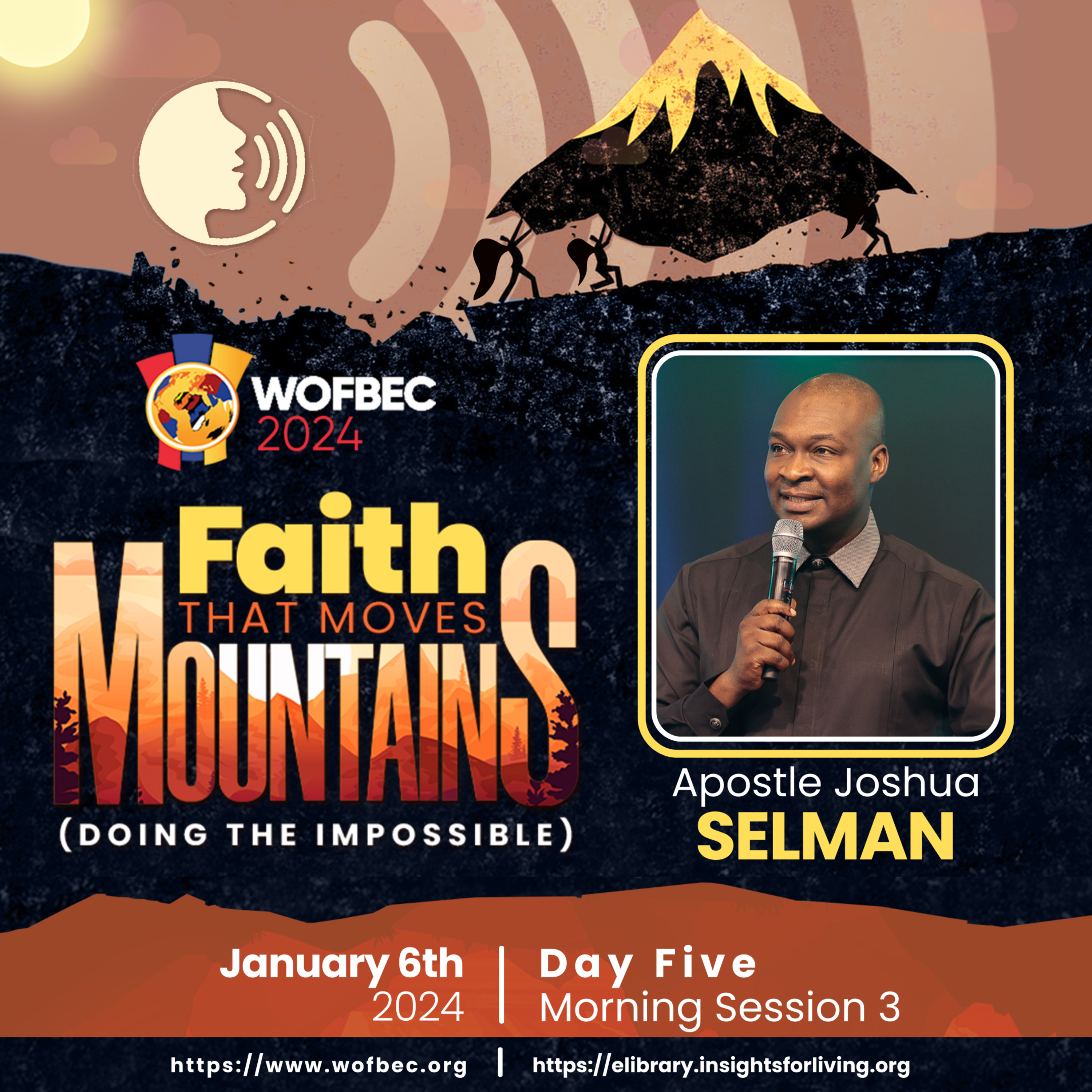 WOFBEC DAY 5 MORNING SESSION 3 APOSTLE JOSHUA SELMAN episode artwork