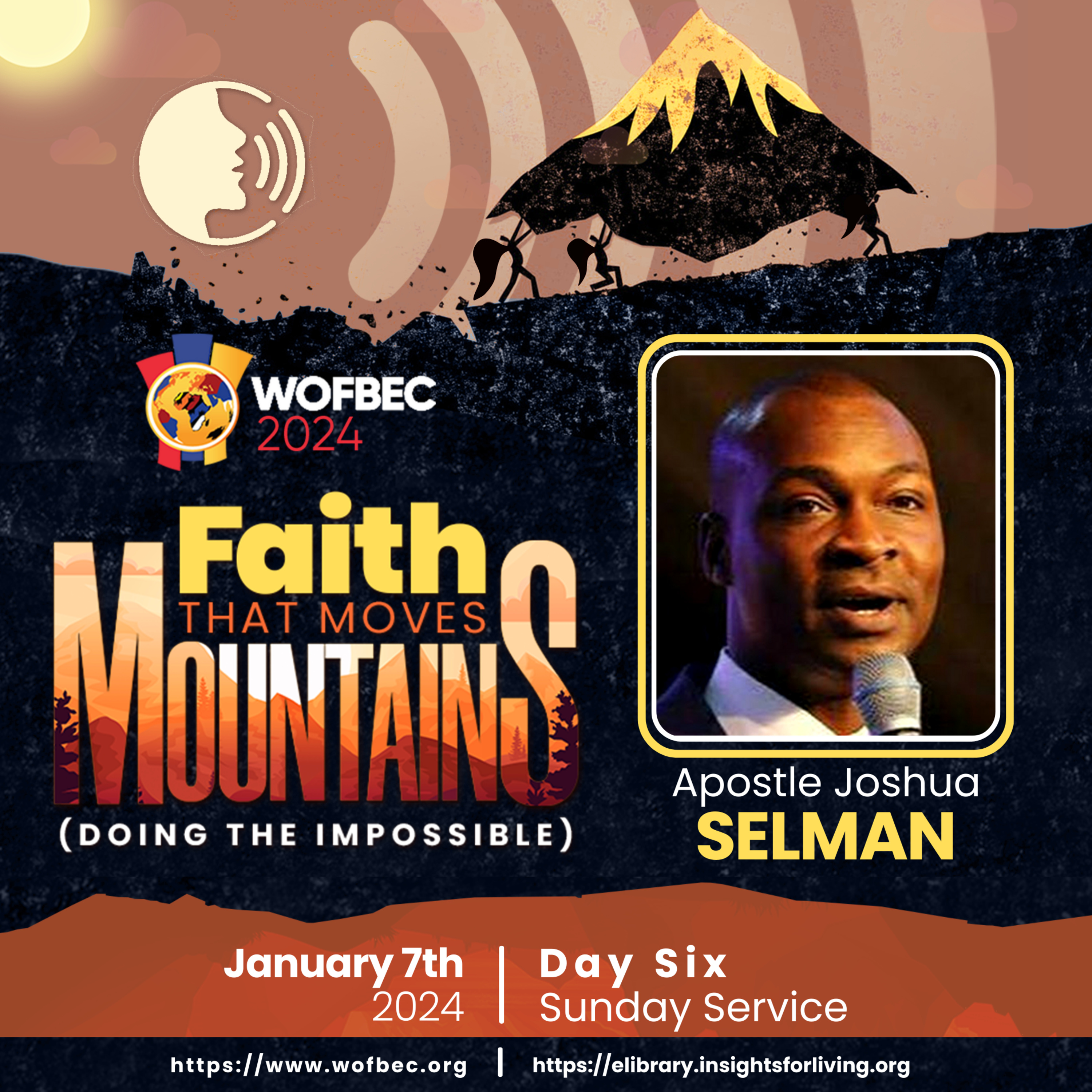 WOFBEC DAY 6 SUNDAY SERVICE APOSTLE JOSHUA SELMAN episode artwork