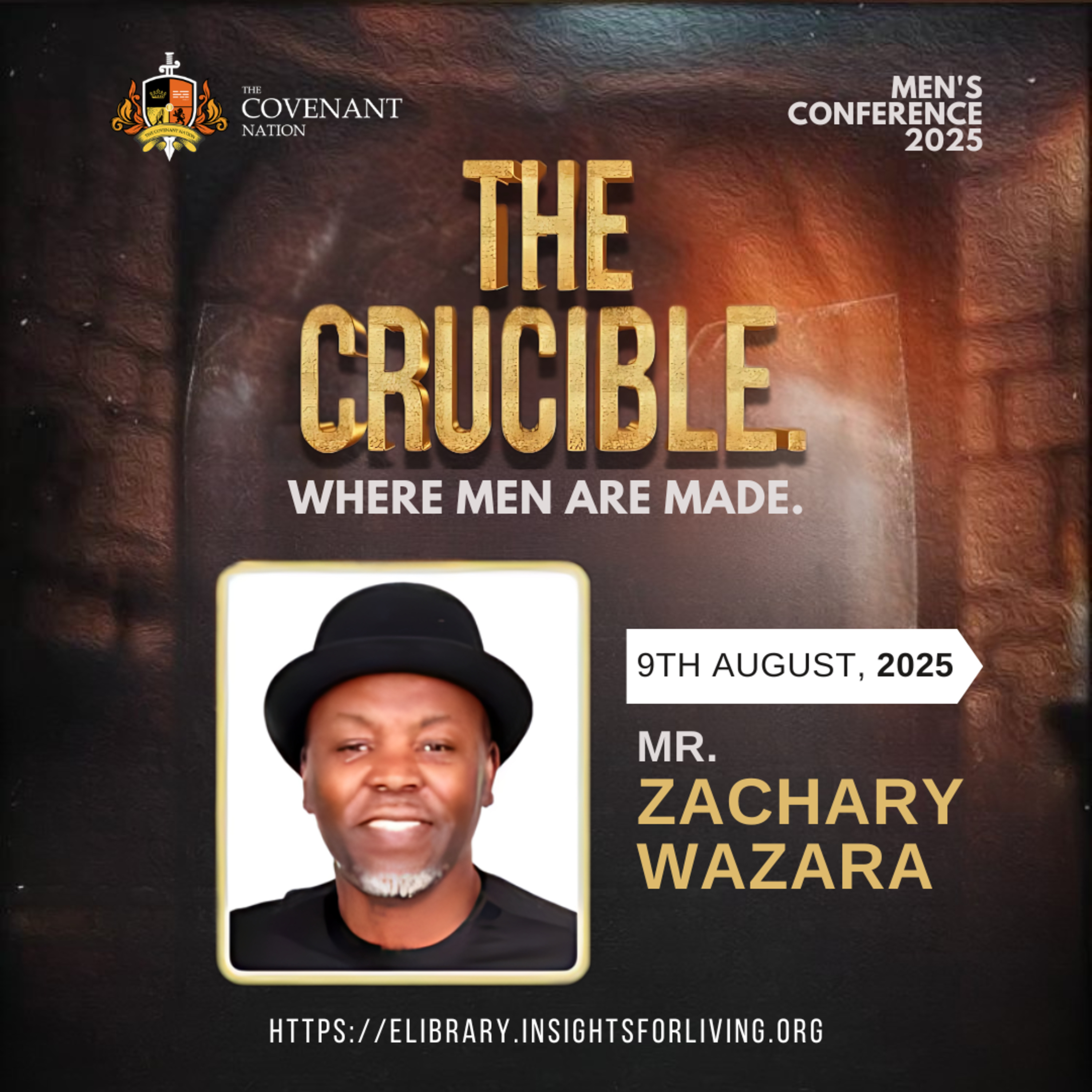 2025 Men's Conference Session 3 Mr Zachary Wazara episode artwork
