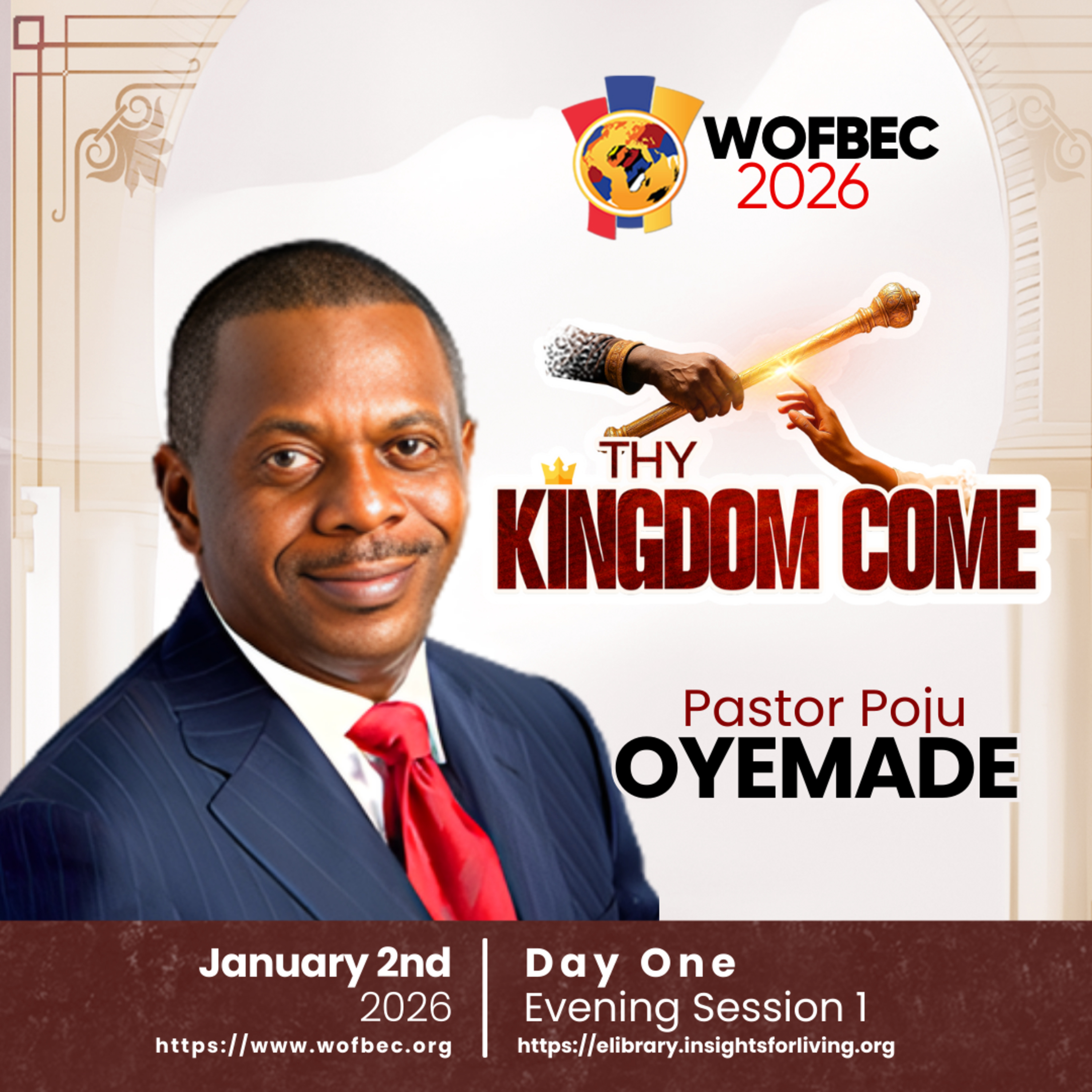 WOFBEC DAY 1 EVENING SESSION 1 PASTOR POJU OYEMADE episode artwork
