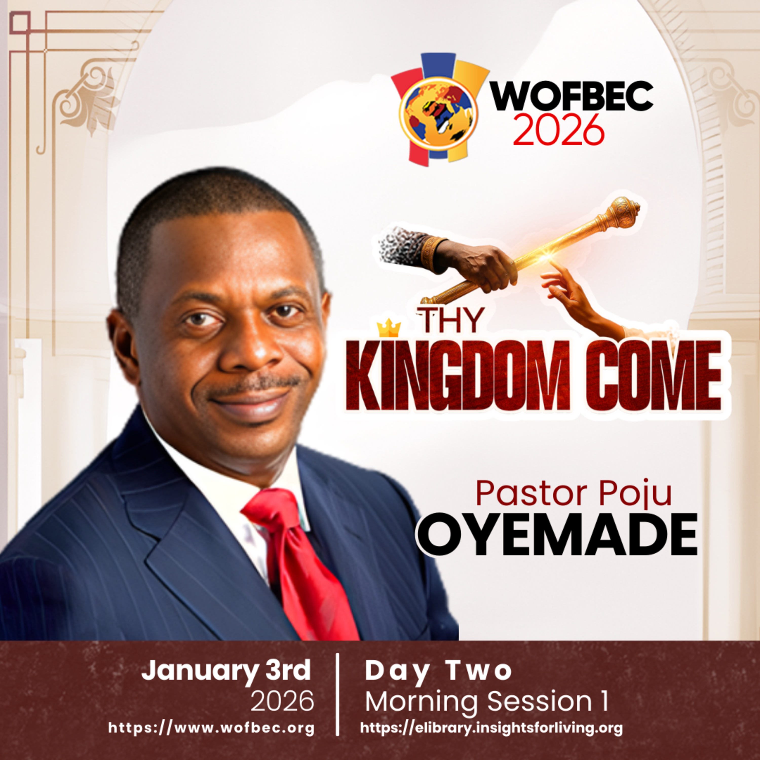 WOFBEC DAY 2 MORNING SESSION 1 PASTOR POJU OYEMADE episode artwork