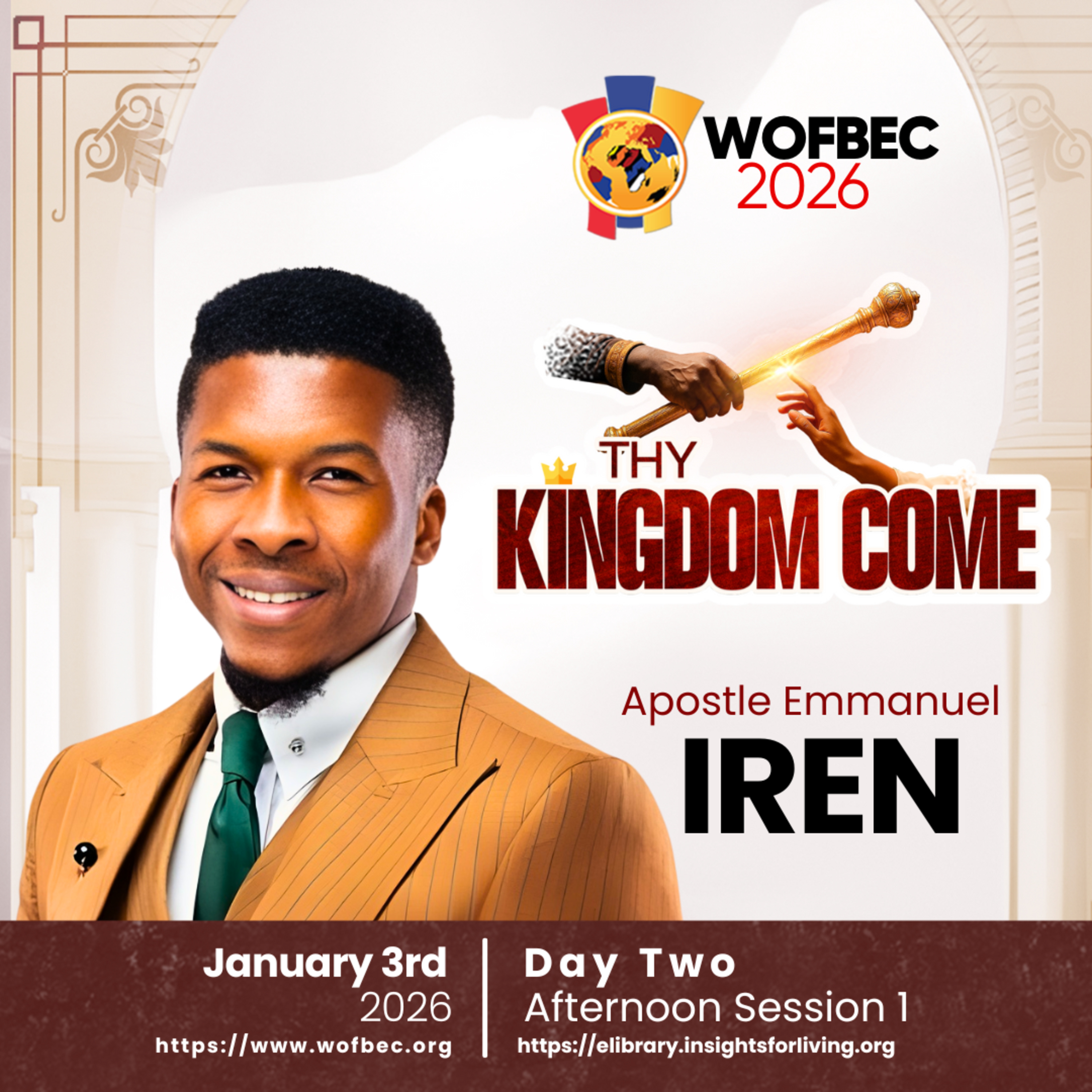 WOFBEC DAY 2 AFTERNOON SESSION 1 APOSTLE EMMANUEL IREN episode artwork