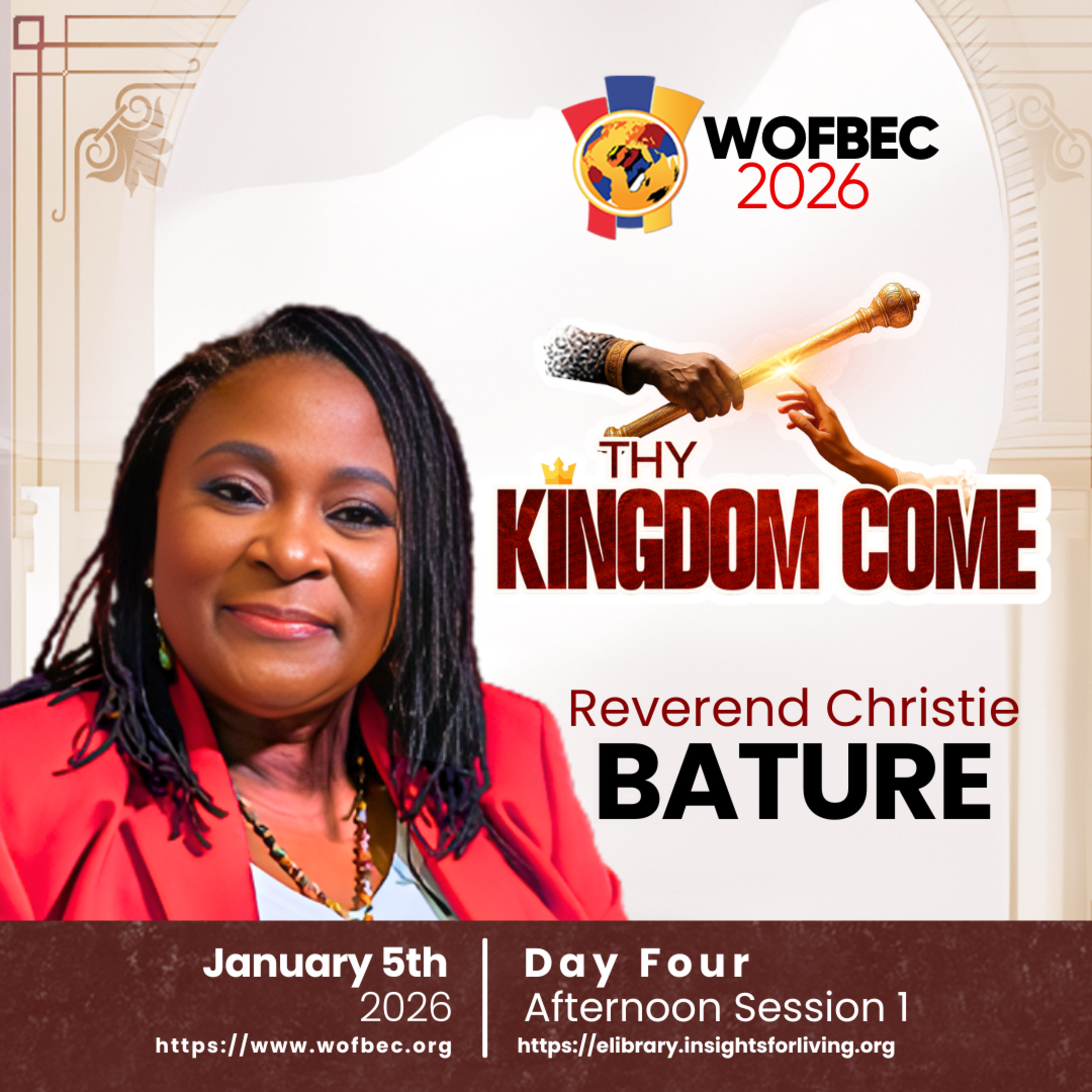 WOFBEC DAY 4 AFTERNOON SESSION 1 REV. CHRISTIE BATURE episode artwork