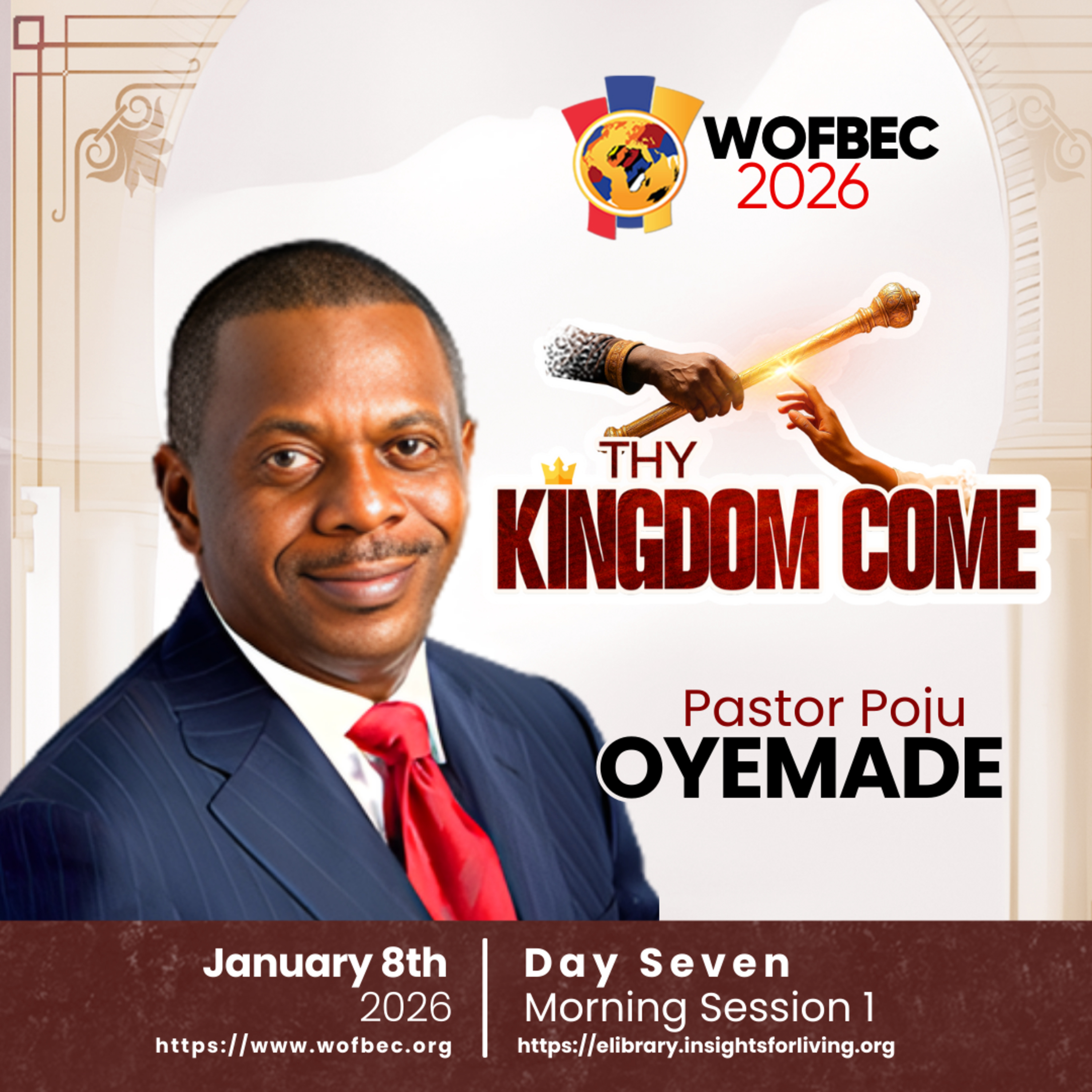 WOFBEC DAY 7 MORNING SESSION 1 PASTOR POJU OYEMADE episode artwork