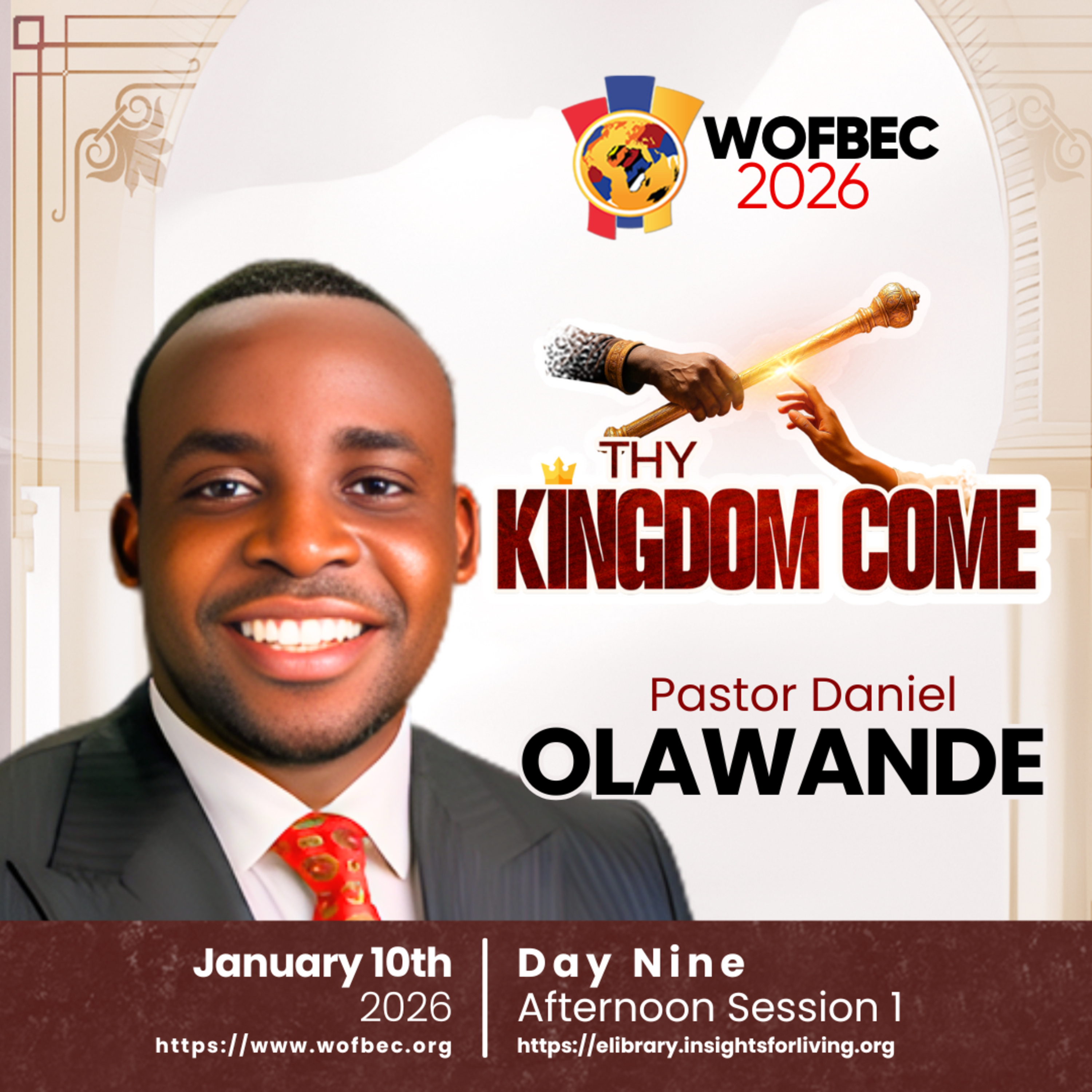 WOFBEC DAY 9 AFTERNOON SESSION 1 PASTOR DANIEL OLAWANDE episode artwork
