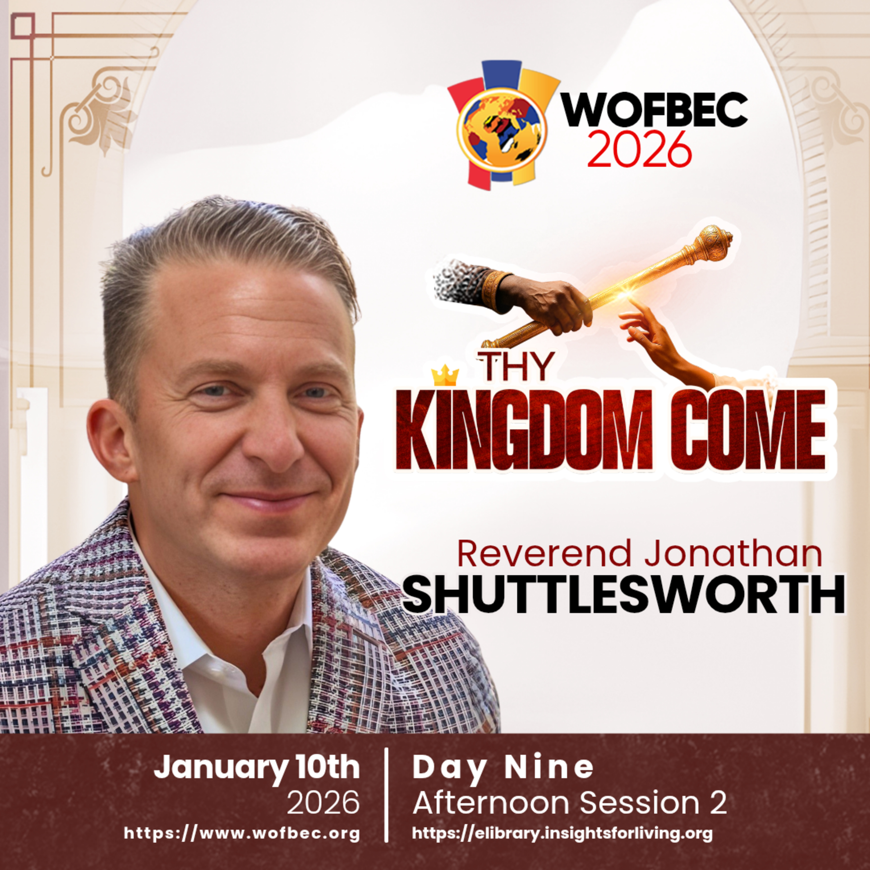 WOFBEC DAY 9 AFTERNOON SESSION 2 REVEREND JONATHAN SHUTTLESWORTH episode artwork