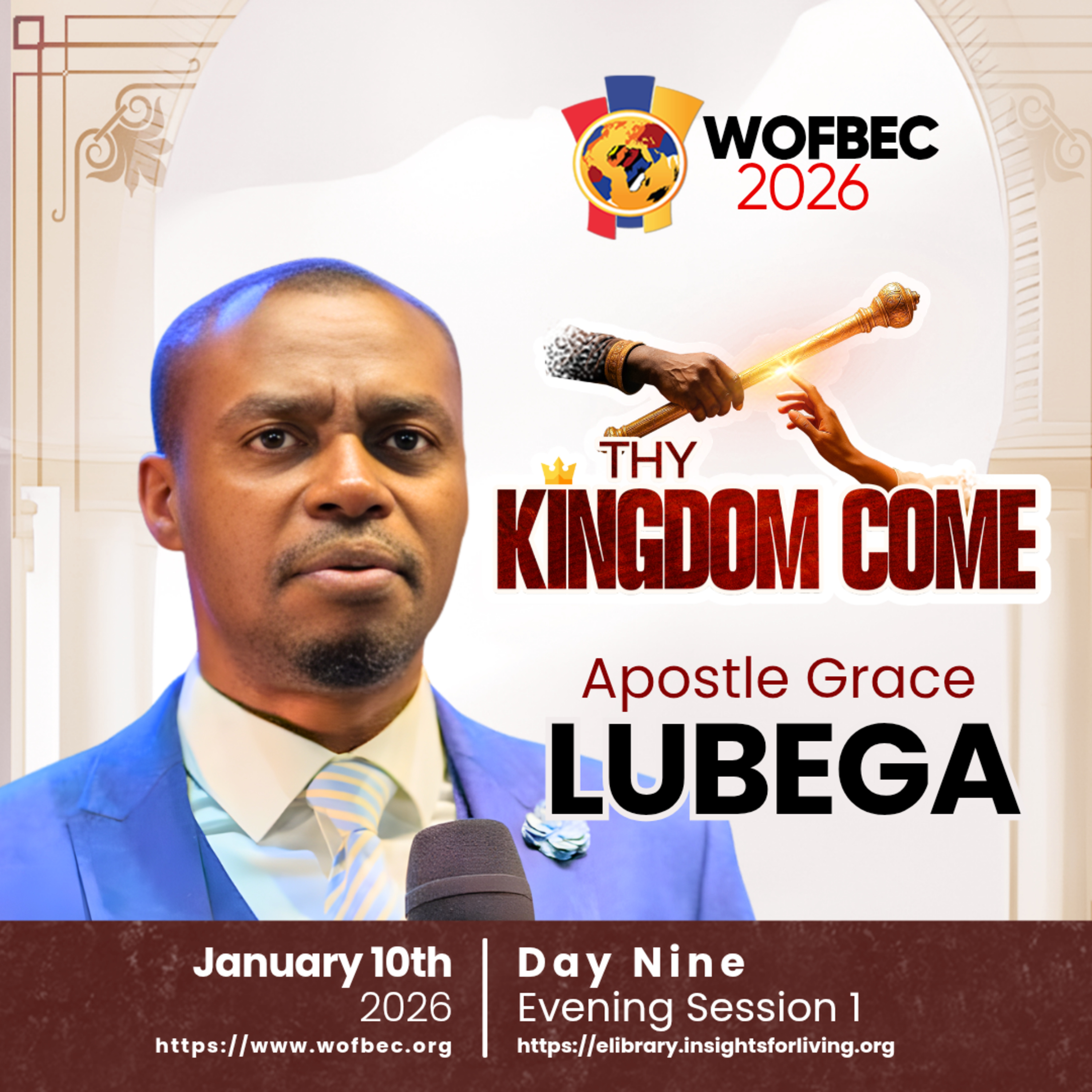 WOFBEC DAY 9 EVENING SESSION 1 APOSTLE GRACE LUBEGA  episode artwork