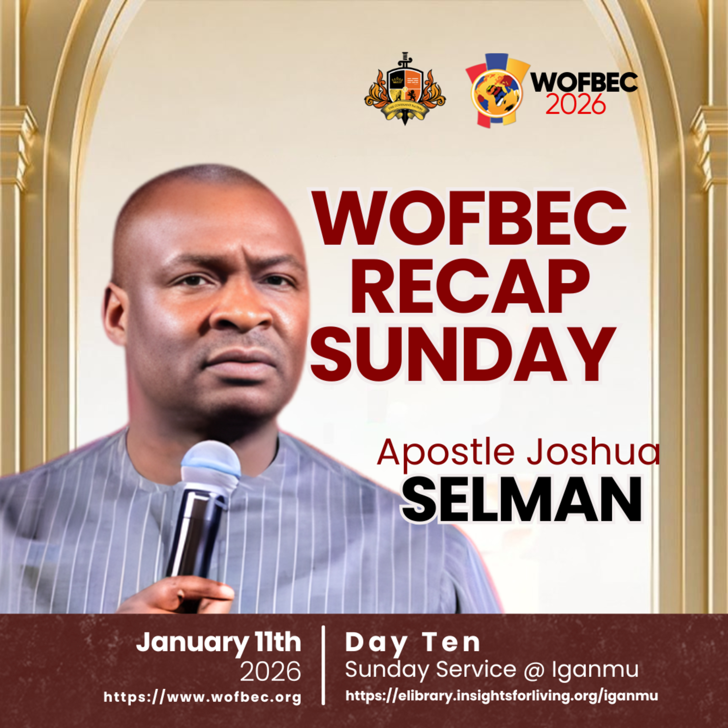 WOFBEC IGANMU SUNDAY SERVICE APOSTLE JOSHUA SELMAN episode artwork
