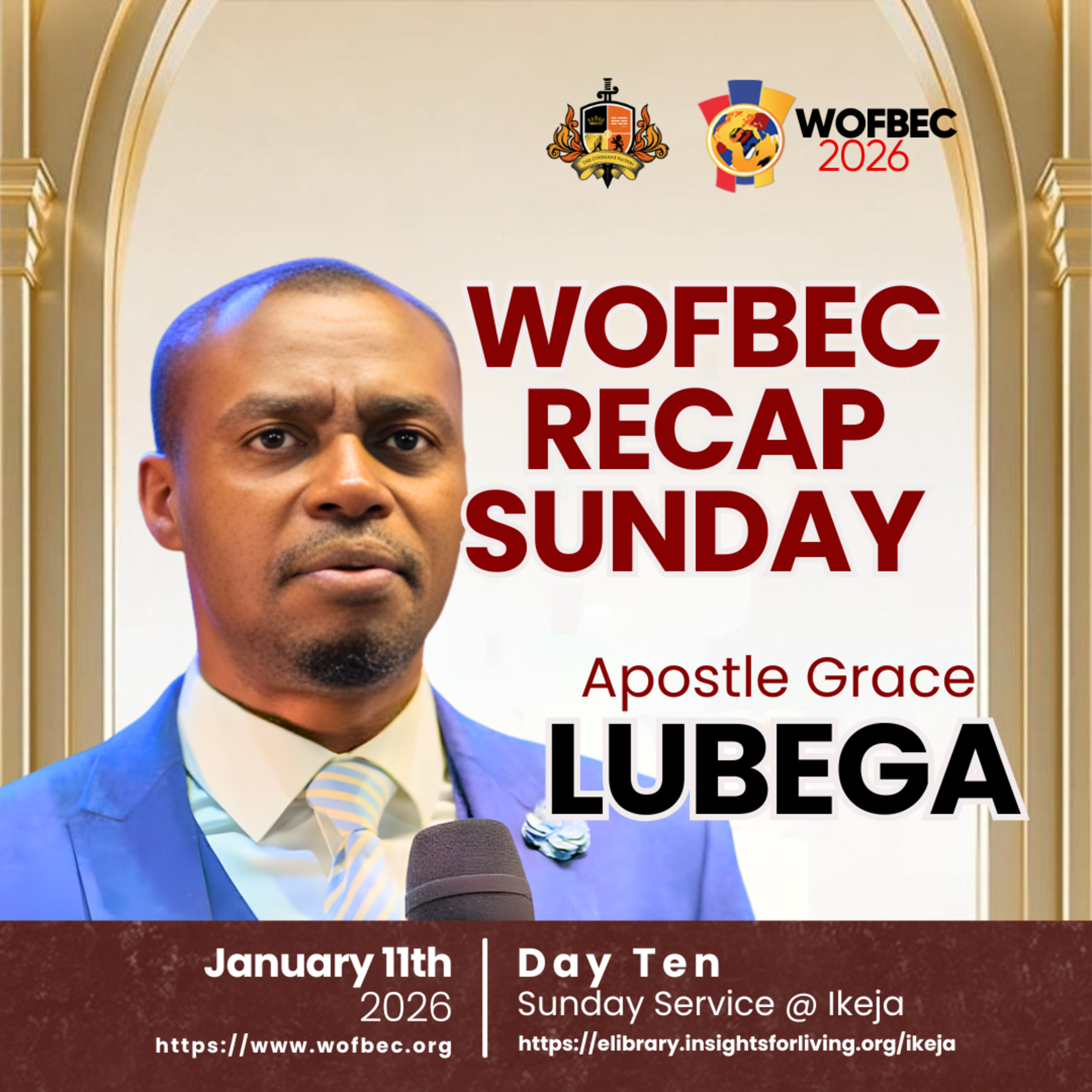 WOFBEC IKEJA SUNDAY SERVICE APOSTLE GRACE LUBEGA episode artwork