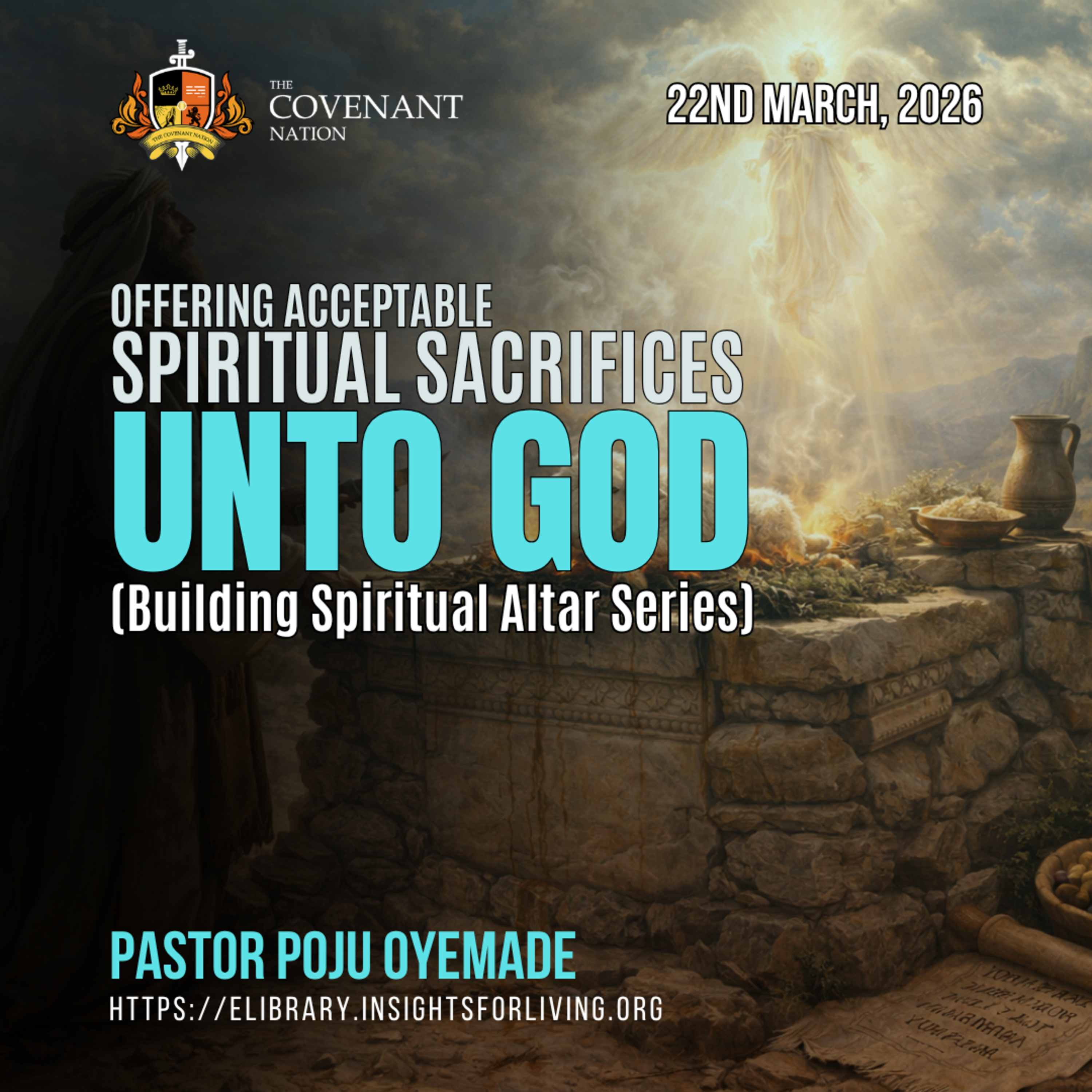 Offering Acceptable Spiritual Sacrifices Unto God (Building Spiritual Altar Series) episode artwork