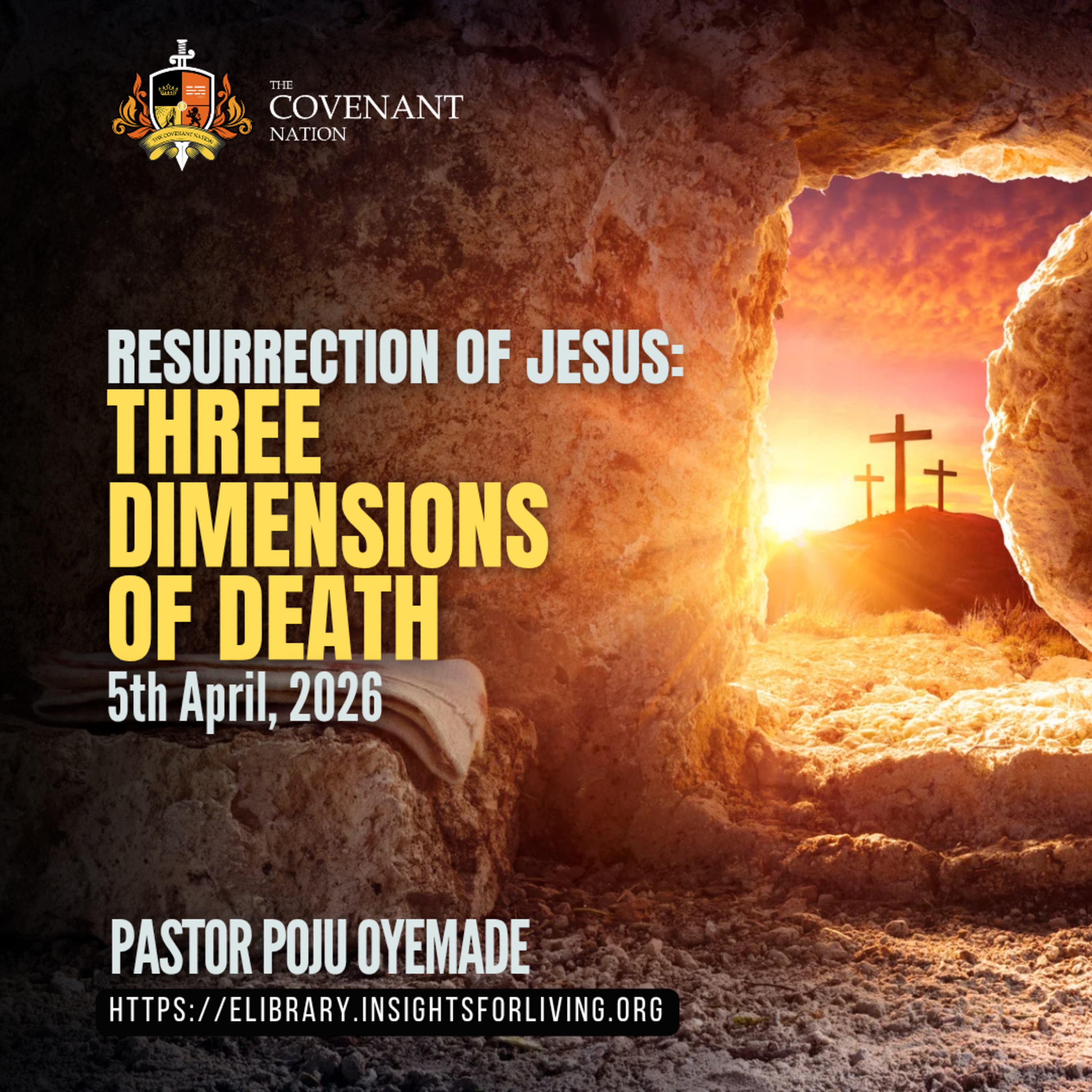 Resurrection of Jesus; Three Dimensions of Death episode artwork