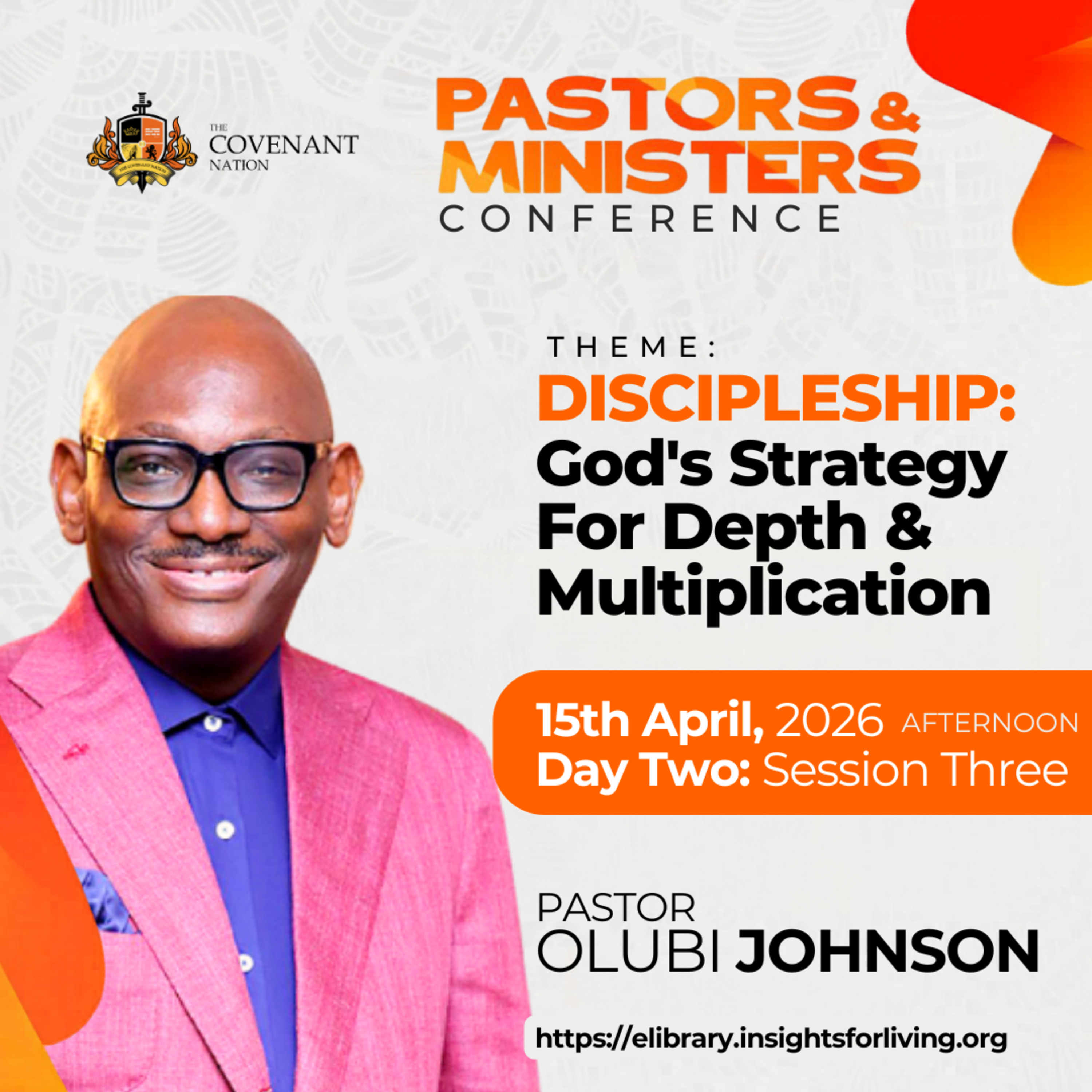 ICPMLW DAY 2 AFTERNOON SESSION PASTOR OLUBI JOHNSON episode artwork