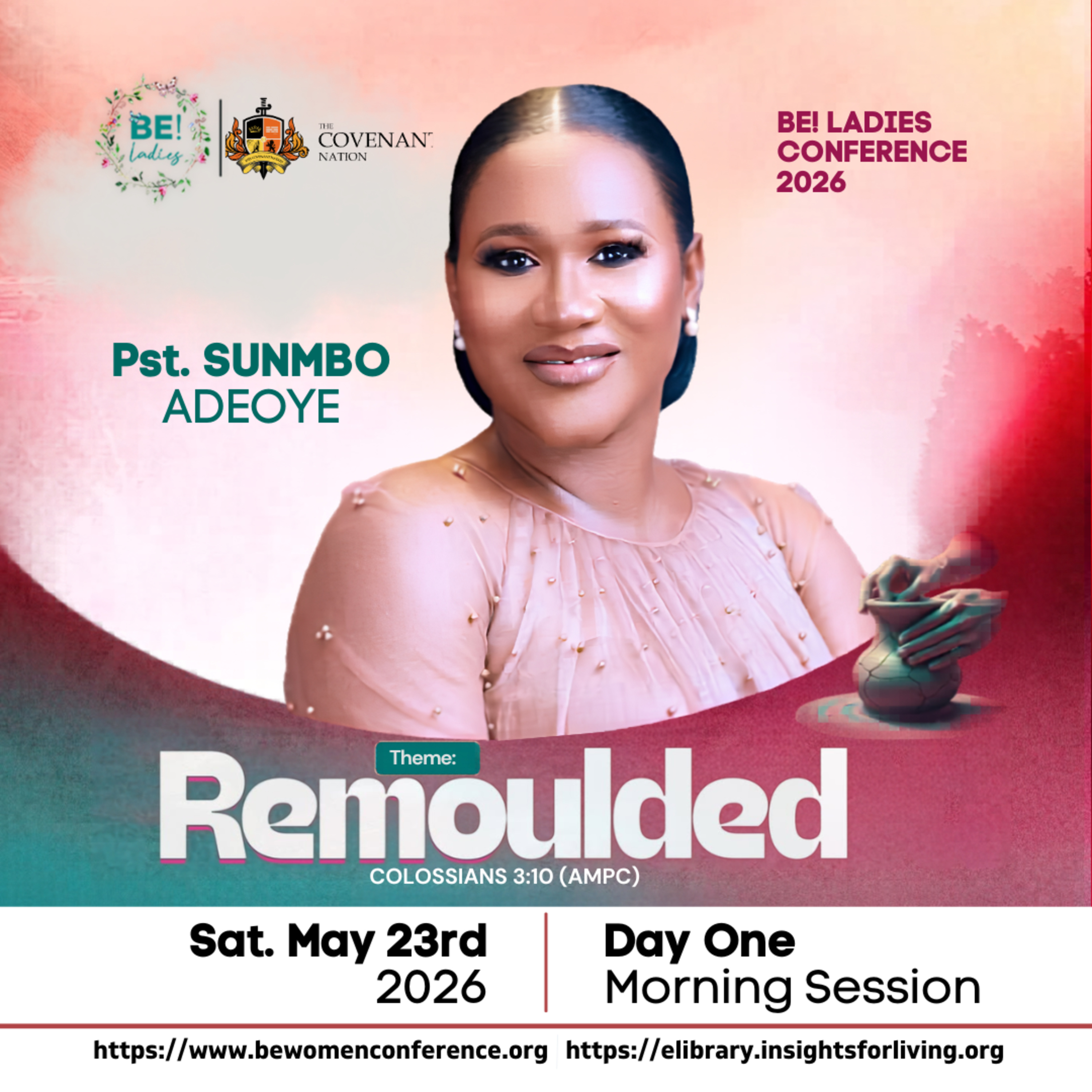 20260523_BE! LADIES CONFERENCE 2026 DAY 1 MORNING SESSION PASTOR SUNMBO ADEOYE episode artwork