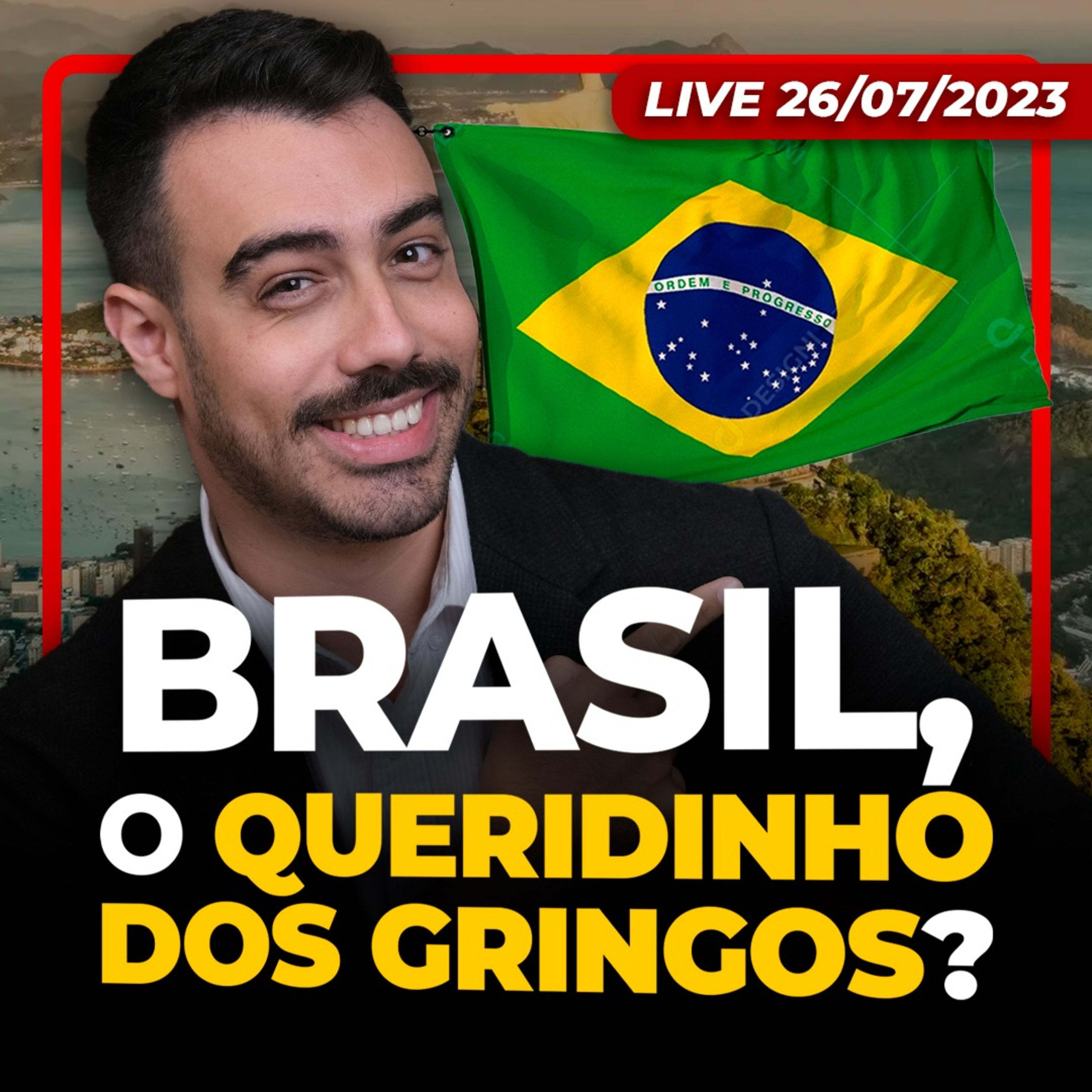 Bolsa na máxima, dólar na mínima, Fitch sobe nota do Brasil: viramos a bola da vez? | Fed sobe juros episode artwork