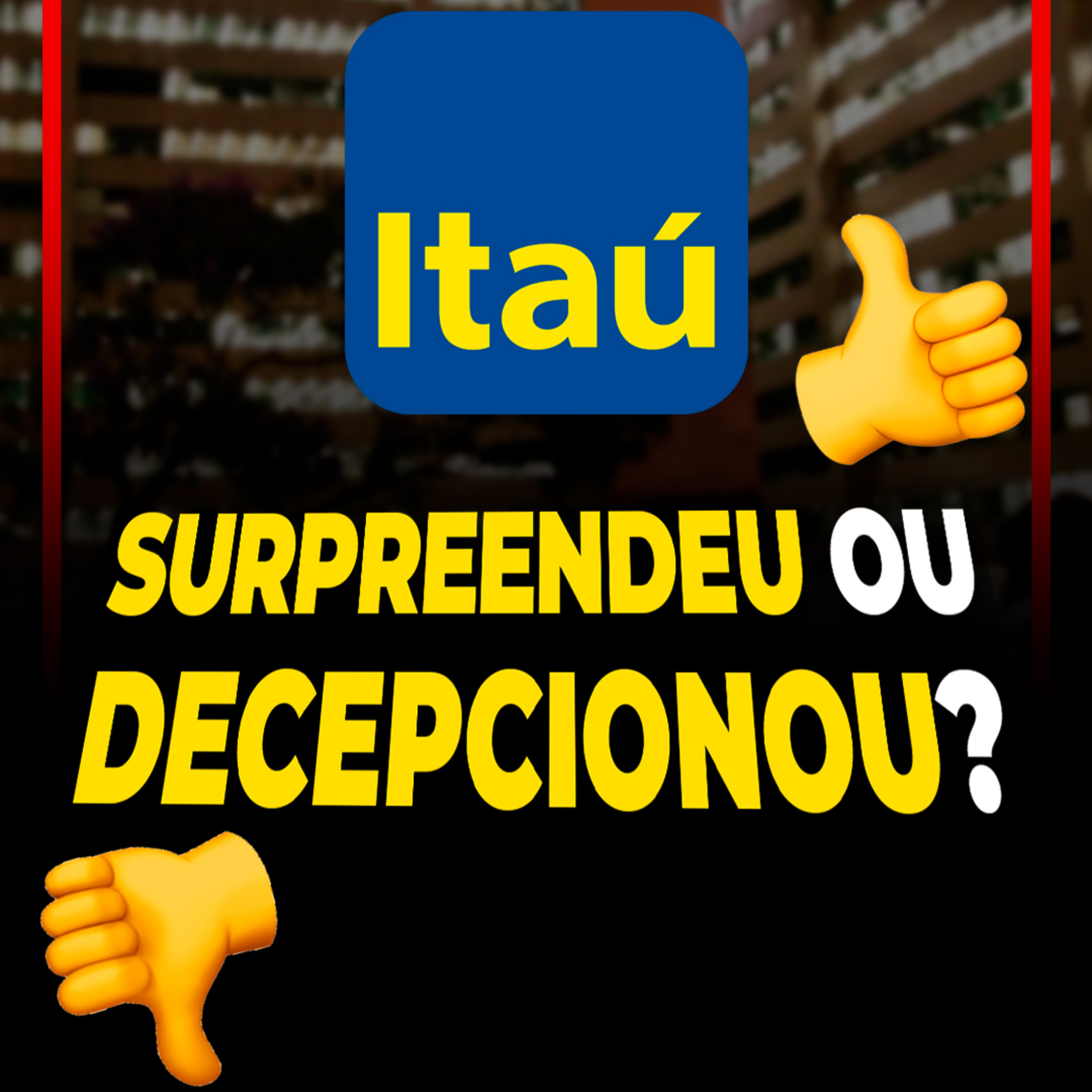 MERCADO REAGE A BALANÇO DO ITAÚ (ITUB4) | ATA DO COPOM | DIVIDENDOS DO SNAG11 episode artwork