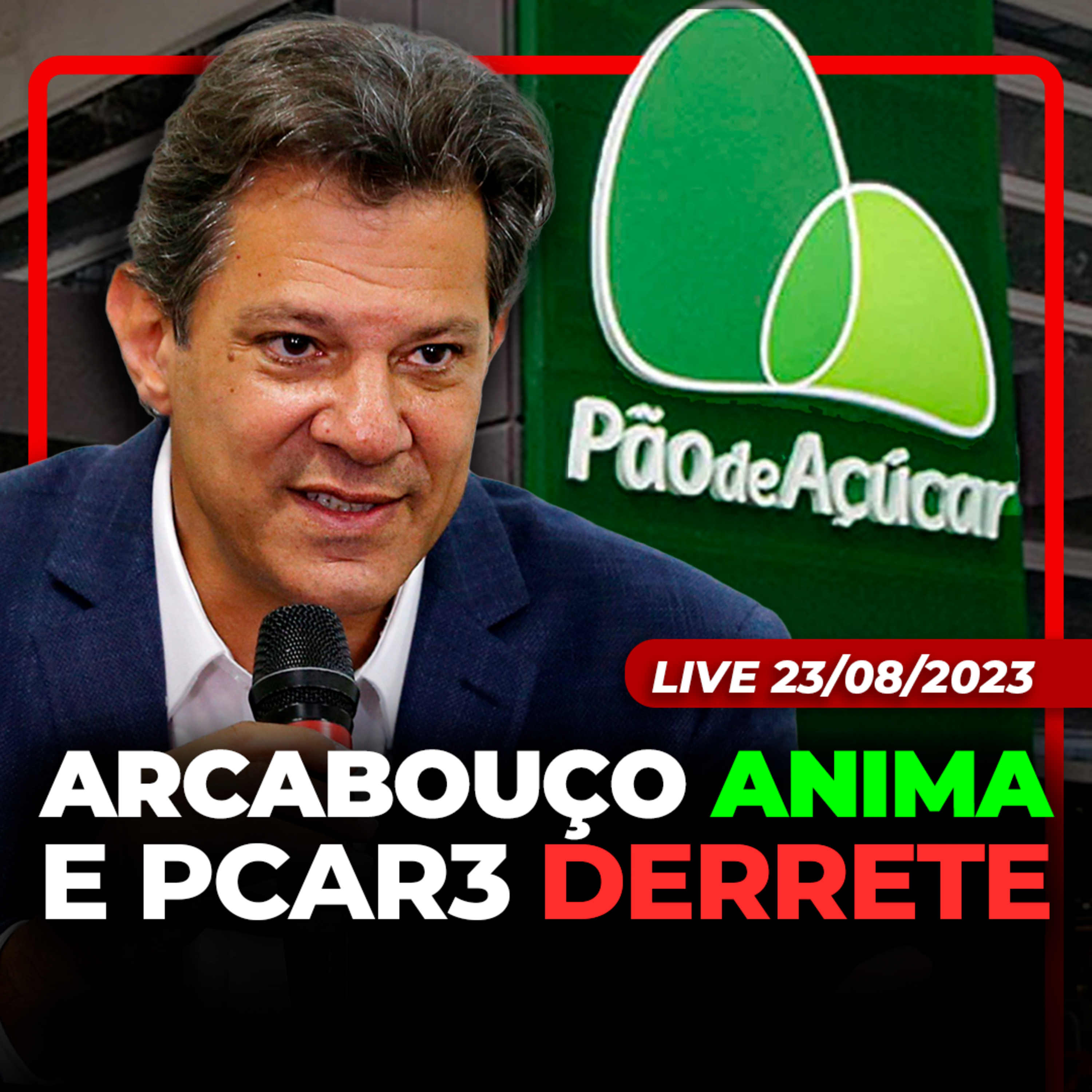 ARCABOUÇO FISCAL ANIMA MERCADO | GPA (PCAR3) DERRETE COM CISÃO | PETROBRAS (PETR4) DISPARA episode artwork