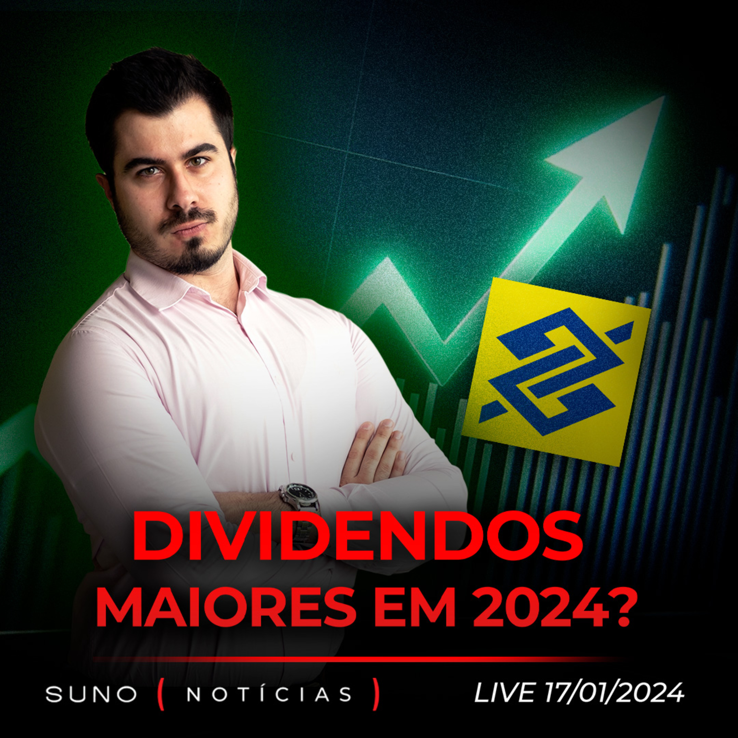 🔴BANCO DO BRASIL (BBAS3) AUMENTARÁ DIVIDENDOS? | Ibovespa cai | Demissões no Google episode artwork