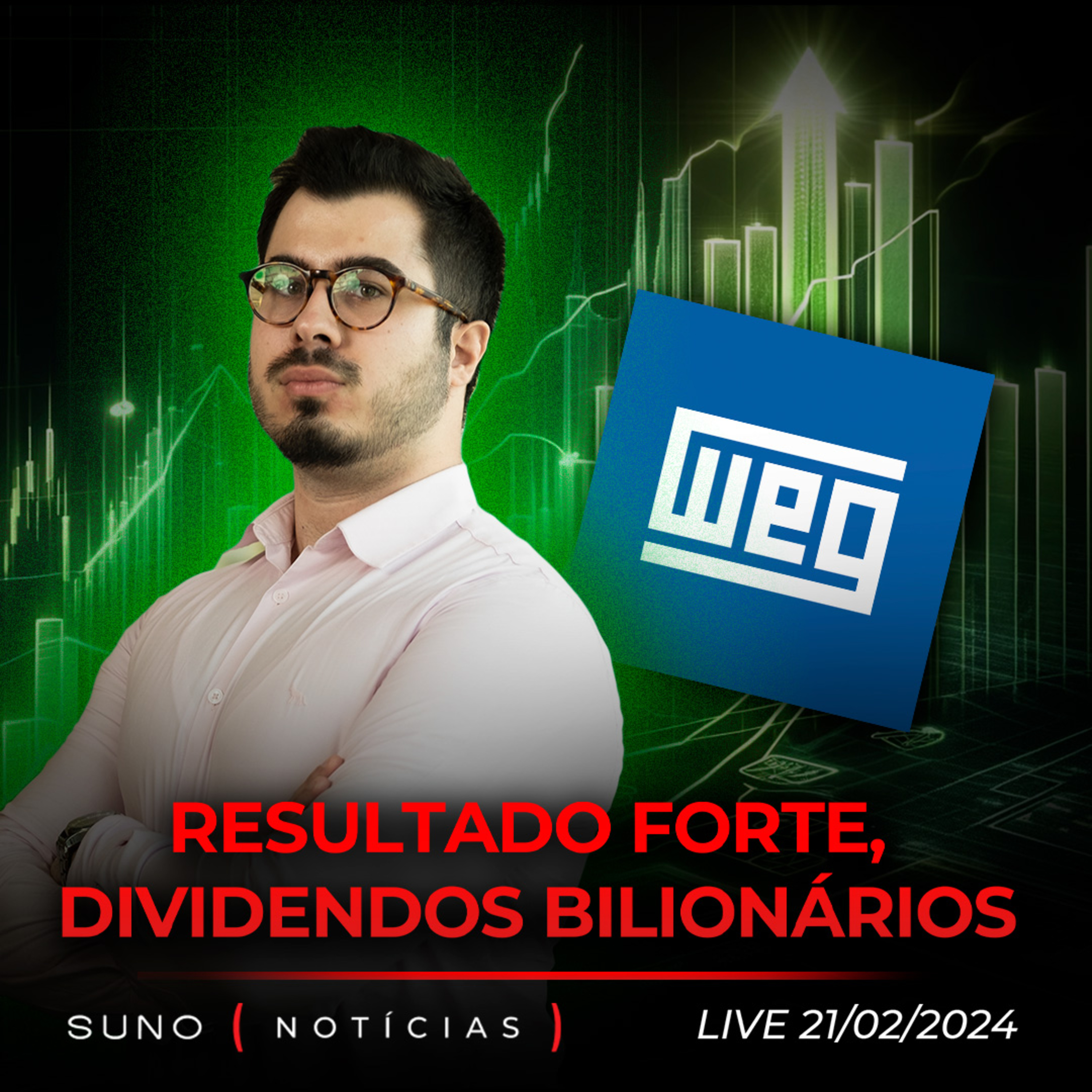 🔴WEG (WEGE3) DISPARA COM 4T23 E DIVIDENDOS | Ibovespa estável | Renúncia na Taesa (TAEE11)