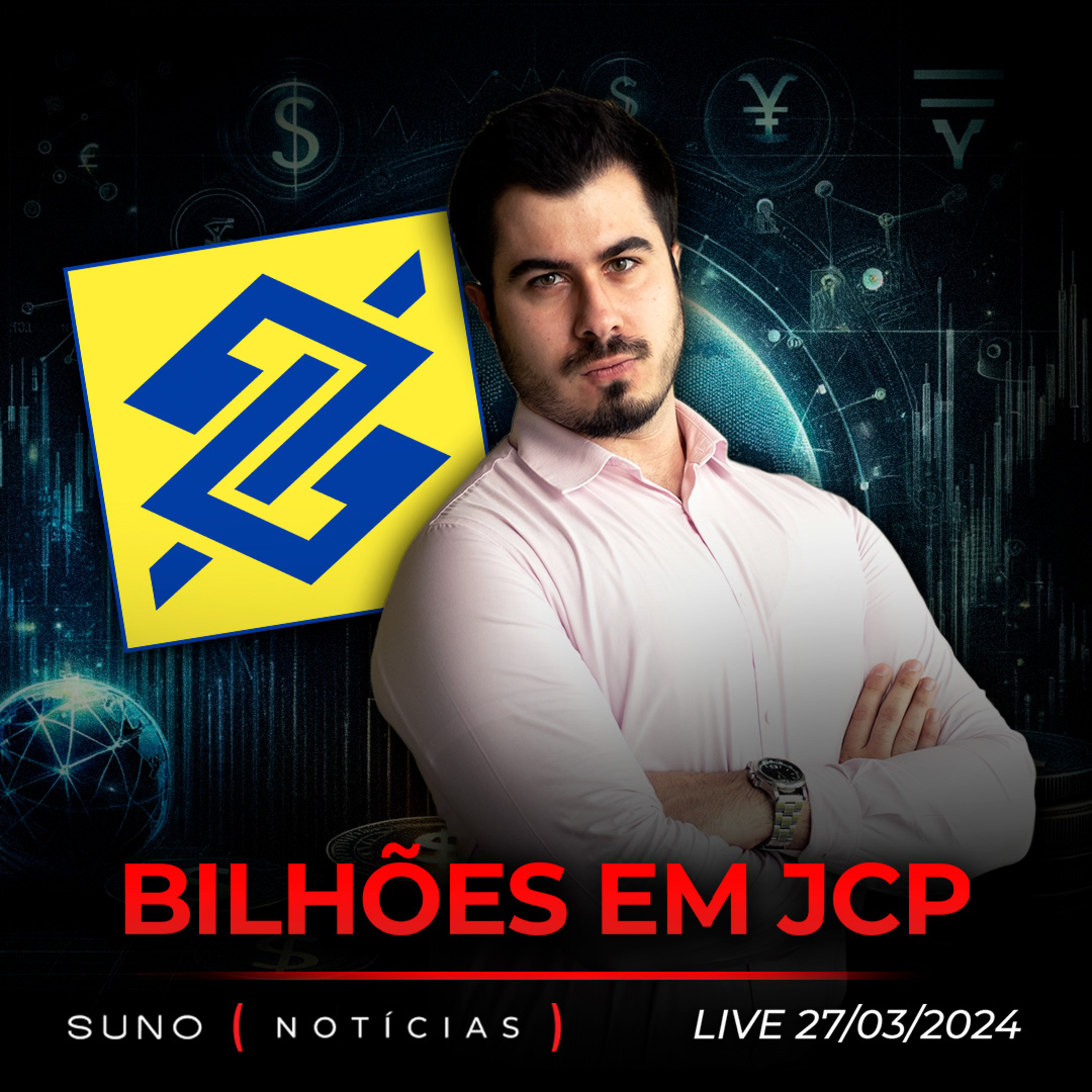 🔴JCP BILIONÁRIO DO BANCO DO BRASIL (BBAS3) | Novidades para PJ do Nubank (ROXO34) | Ibovespa sobe