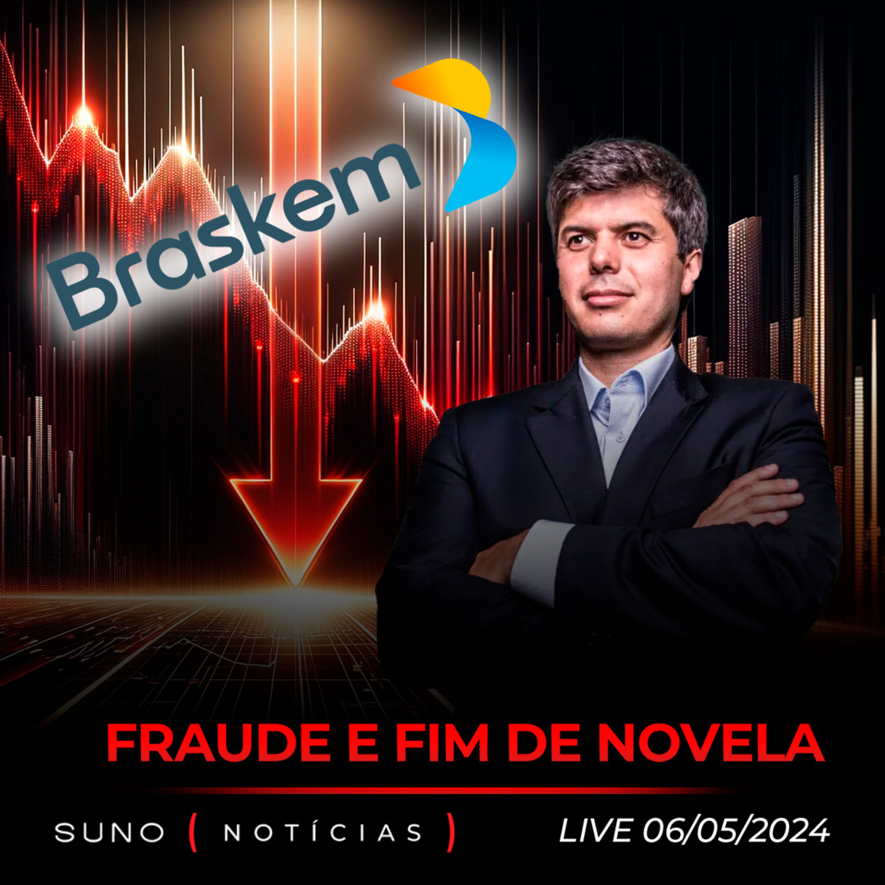 🔴 BRASKEM (BRKM5) AFUNDA COM RECUO DA ADNOC | Fraude no Magalu (MGLU3)? | Ibovespa cai