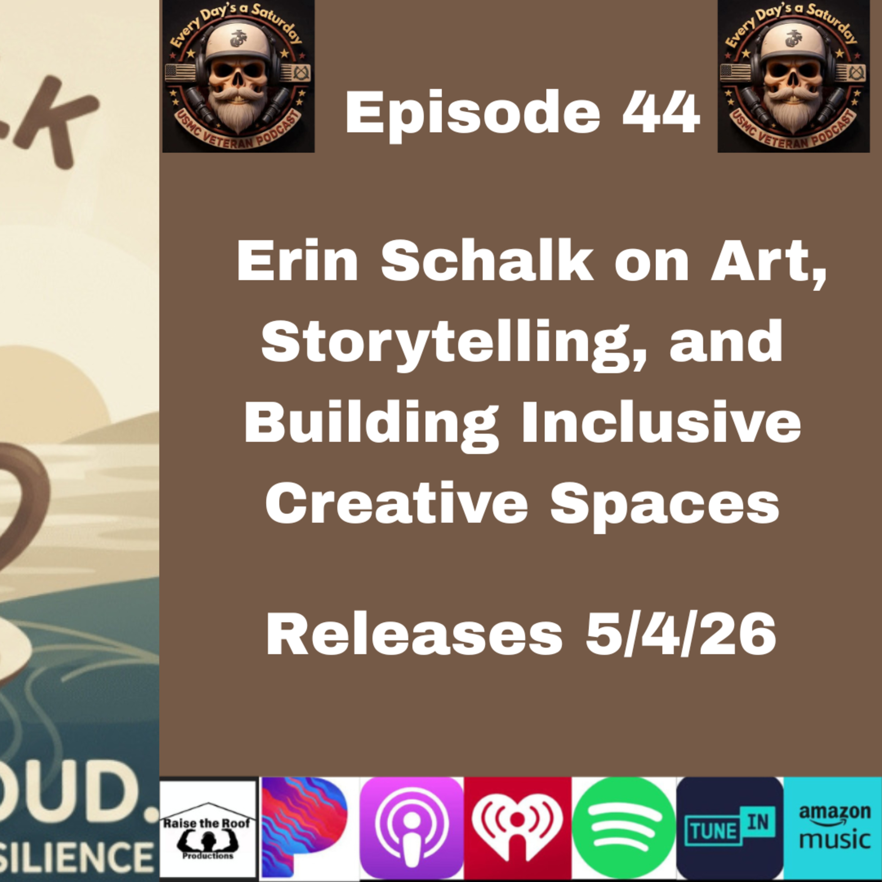 Episode 44- Coffee Talk- Erin Schalk on Art, Storytelling, and Building Inclusive Creative Spaces episode artwork