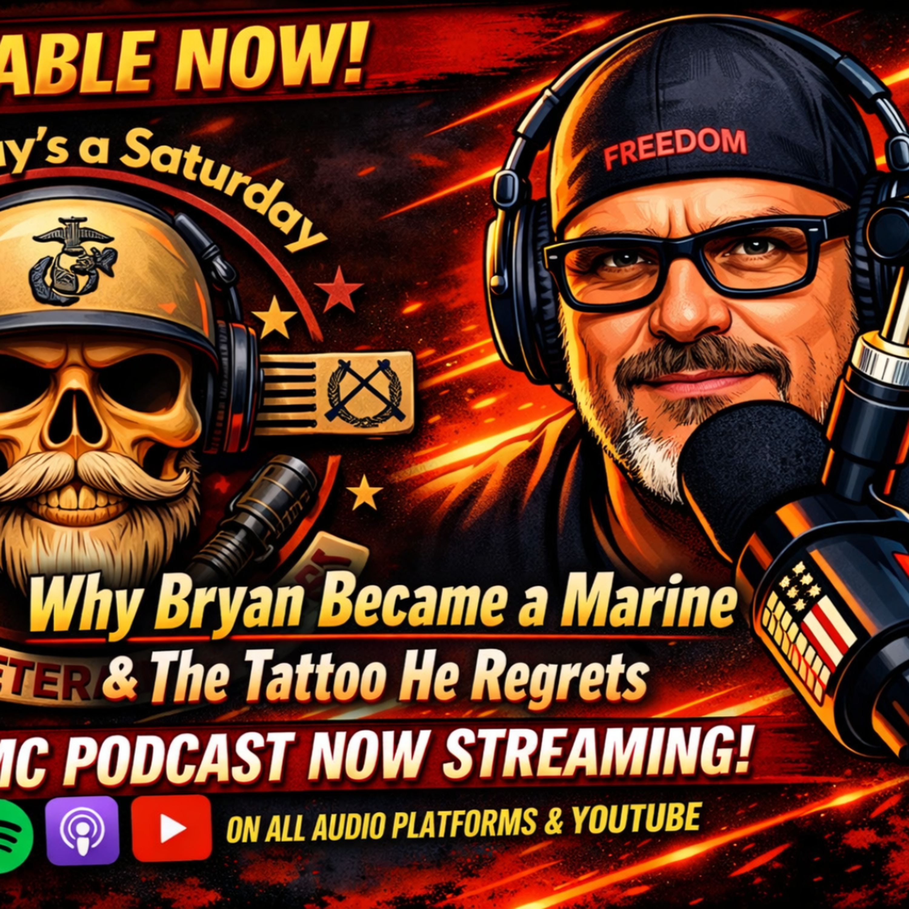 Why Bryan Became a Marine & The Tattoo He Regrets episode artwork