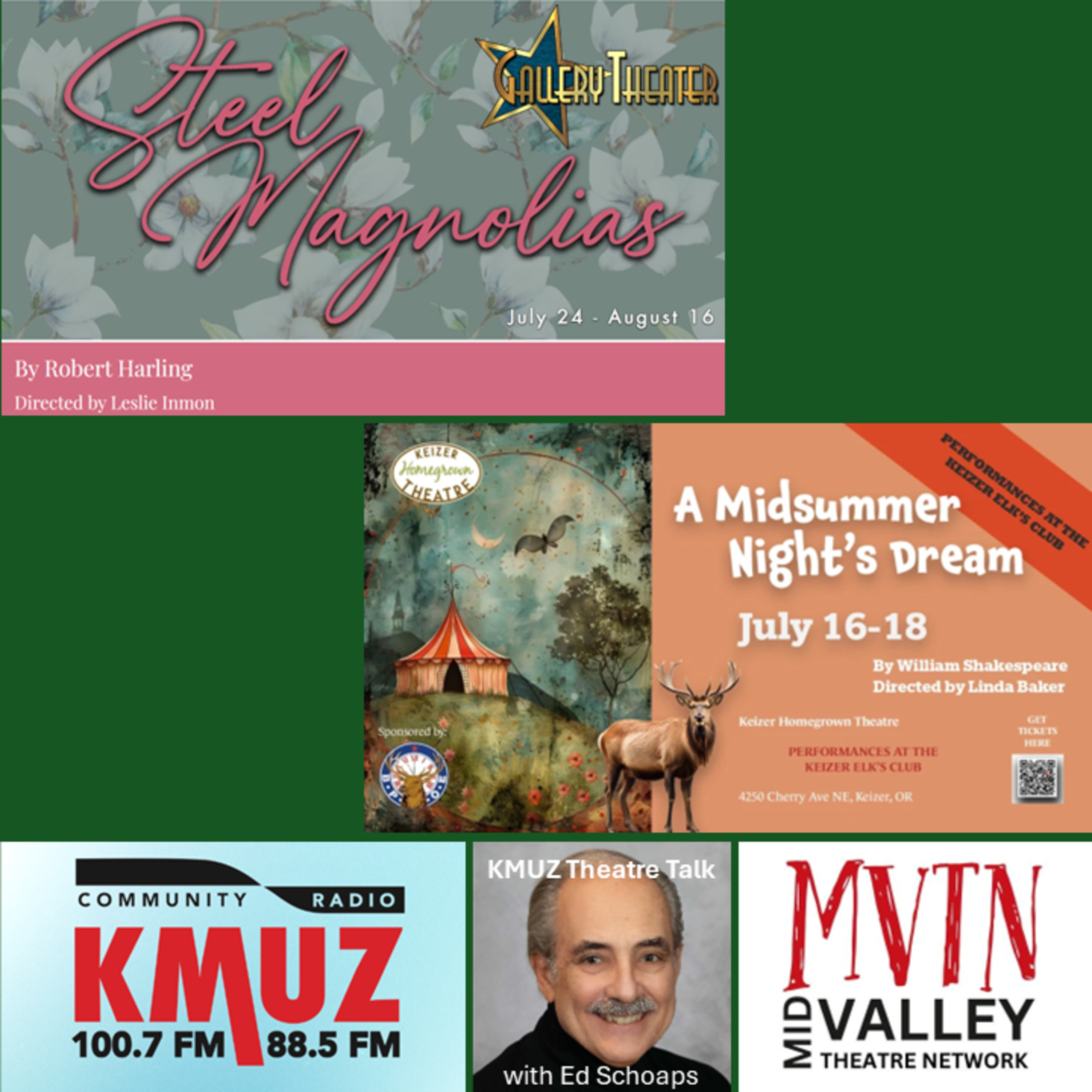Episode 26-0703: STEEL MAGNOLIAS and A MIDSUMMER NIGHT’S DREAM episode artwork