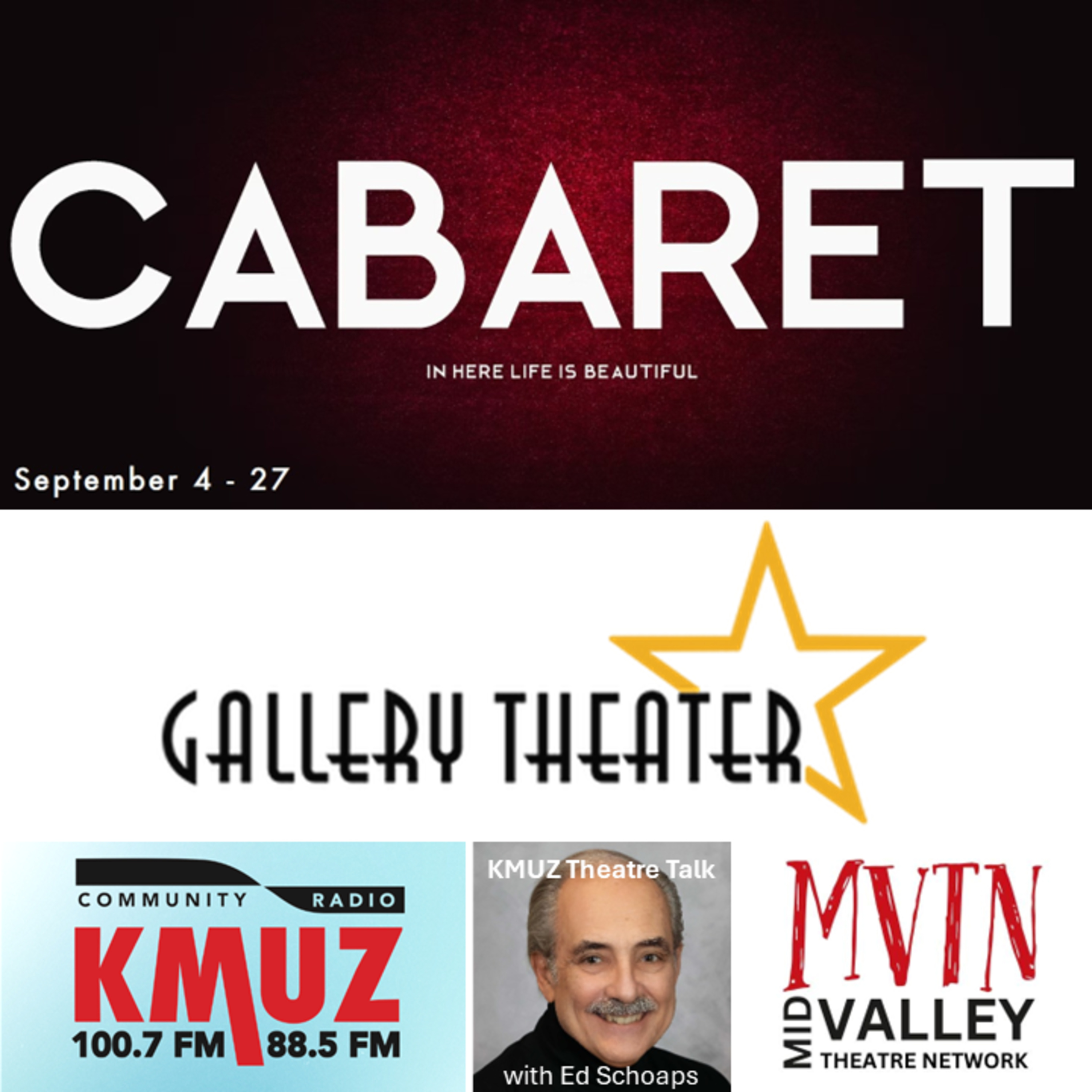 Episode 26-0821: CABARET comes to Gallery Theater  episode artwork