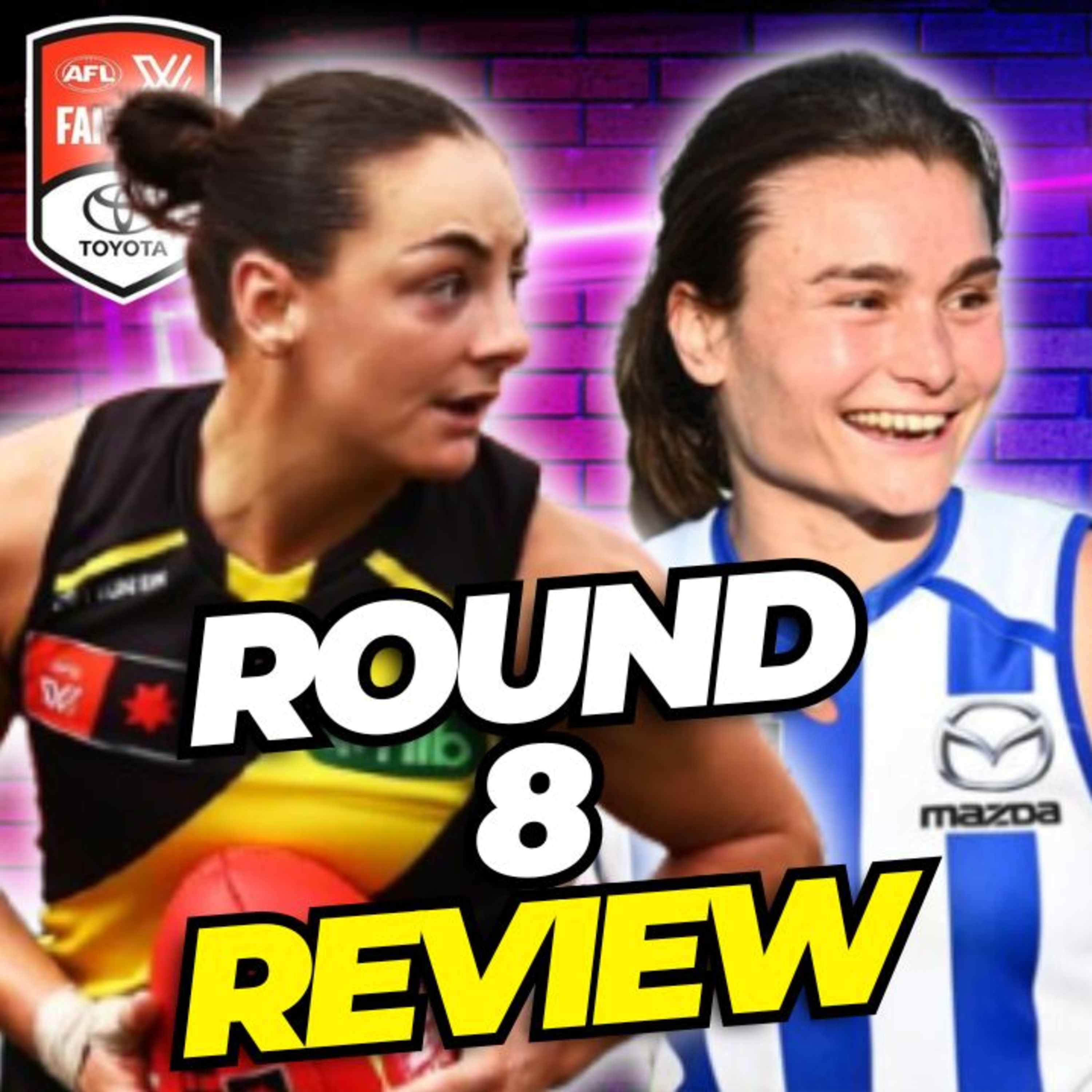 Round 8 Review | AFLW Fantasy 2025 episode artwork