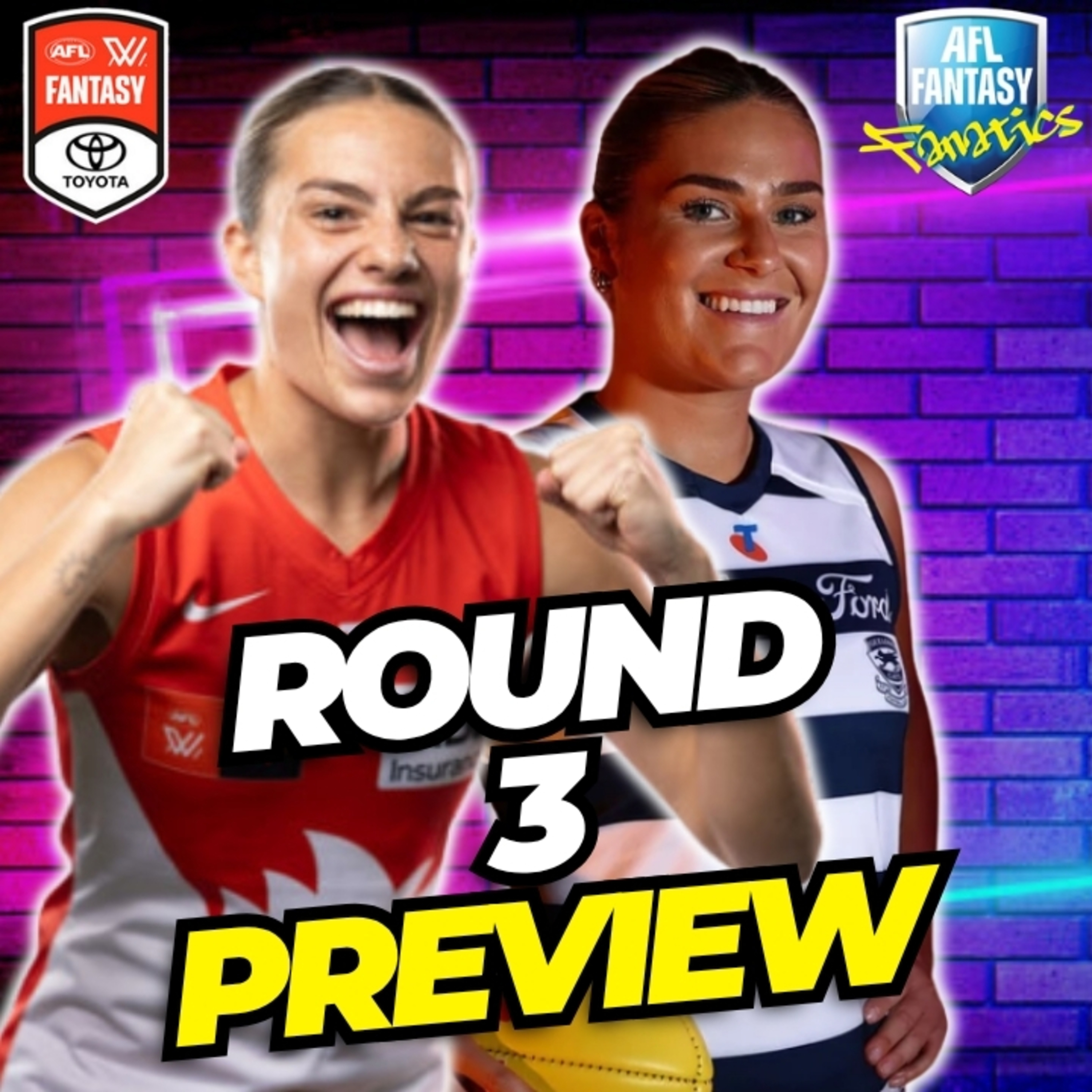 Round 3 Preview w/ Liam & Jake | AFL Fantasy 2026 episode artwork