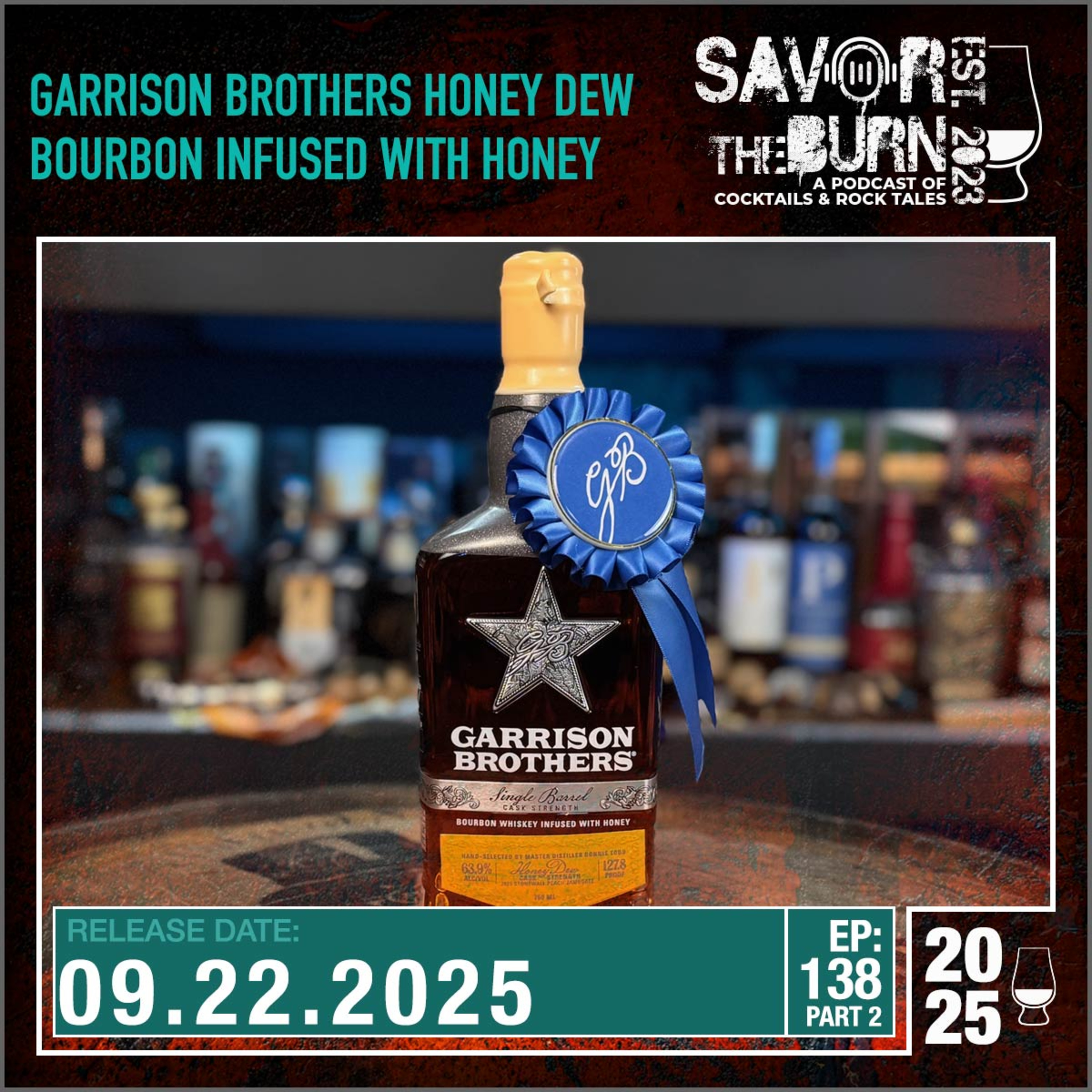 EP 138 part 2 - Did someone say honey? Garrison Brothers Honey Dew, both Standard AND Cask Strength! episode artwork