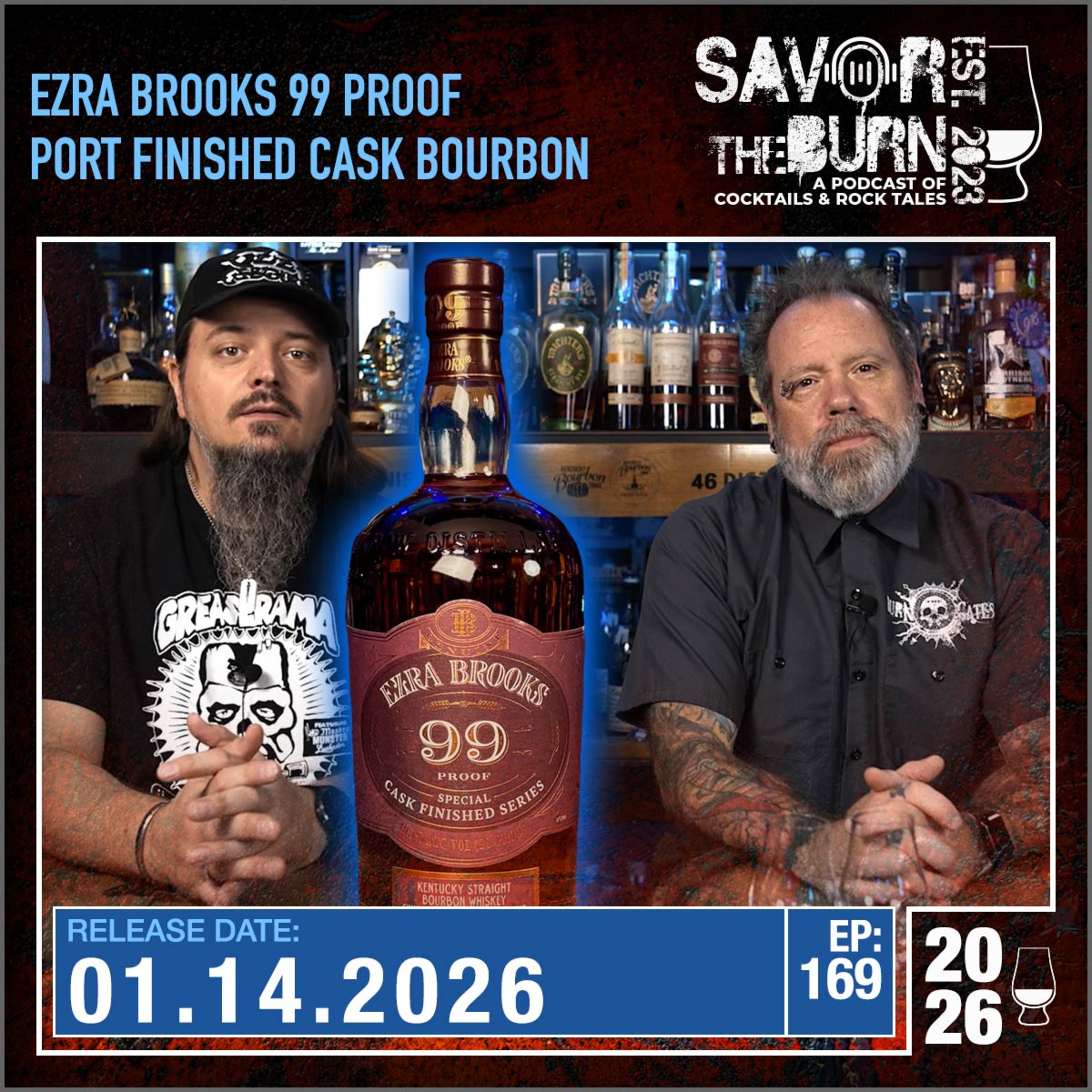 EP 169 - Ezra Brooks 99 Proof Port Cask Finished Bourbon Review episode artwork