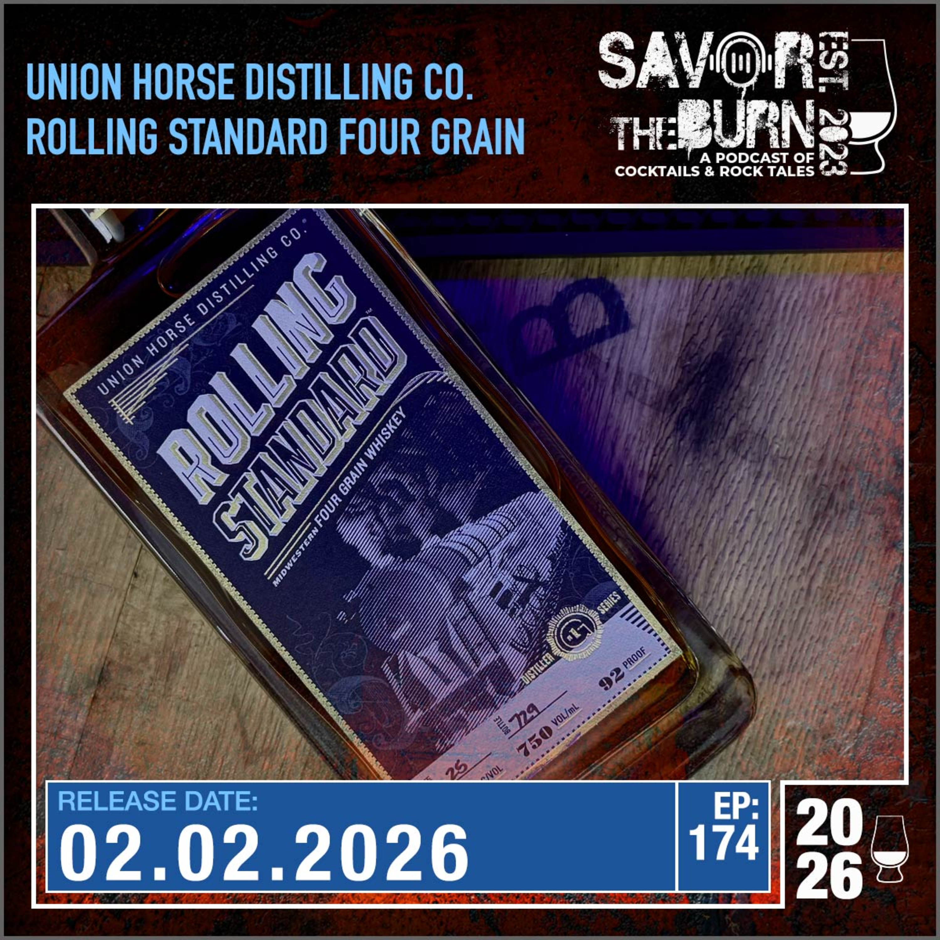 EP 174 - Four Grains, One Standard: A Union Horse Distilling Co. Bottle Review episode artwork