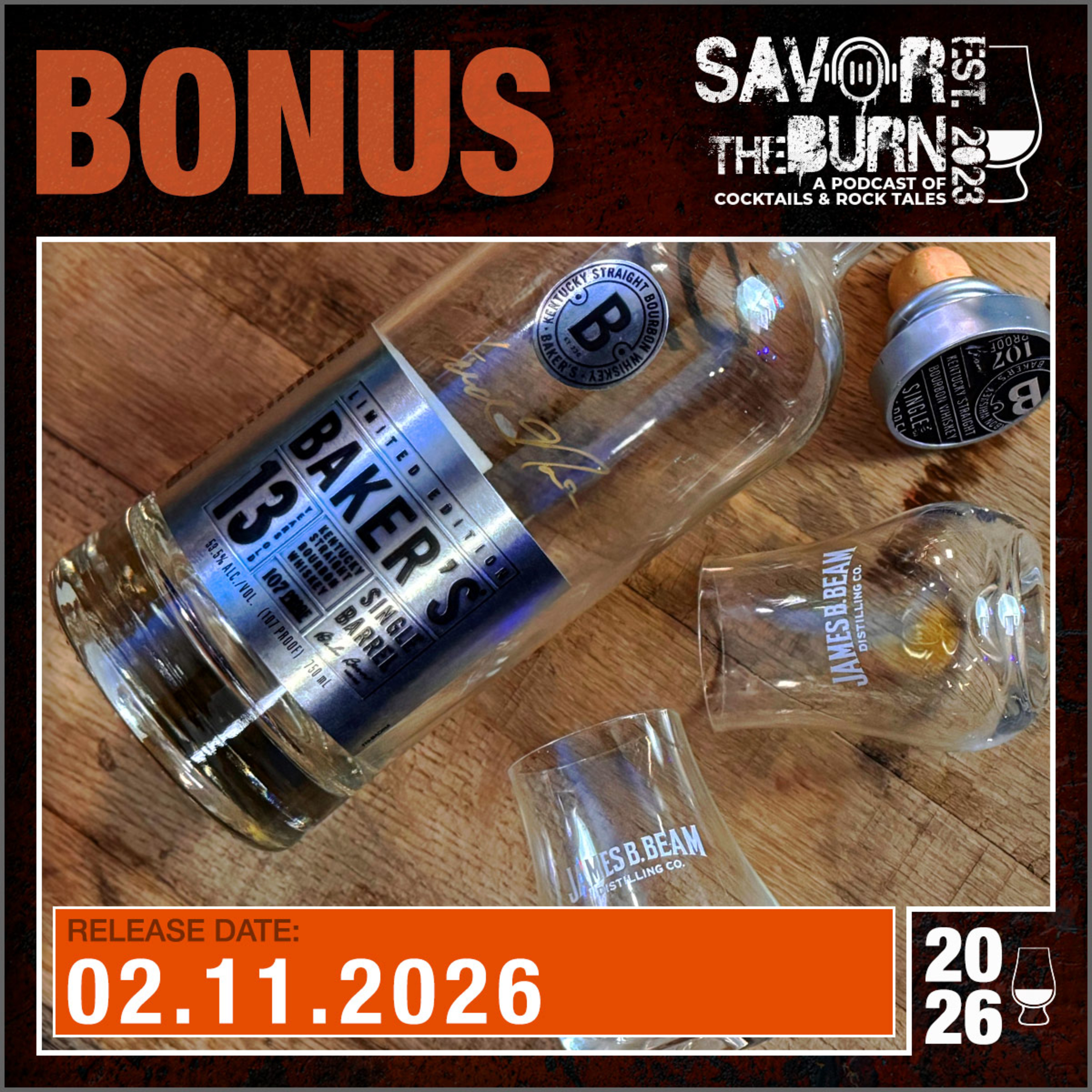 Bonus - The holidays are over, but we still love pumpkin pie, and a pour of Baker's 13! episode artwork