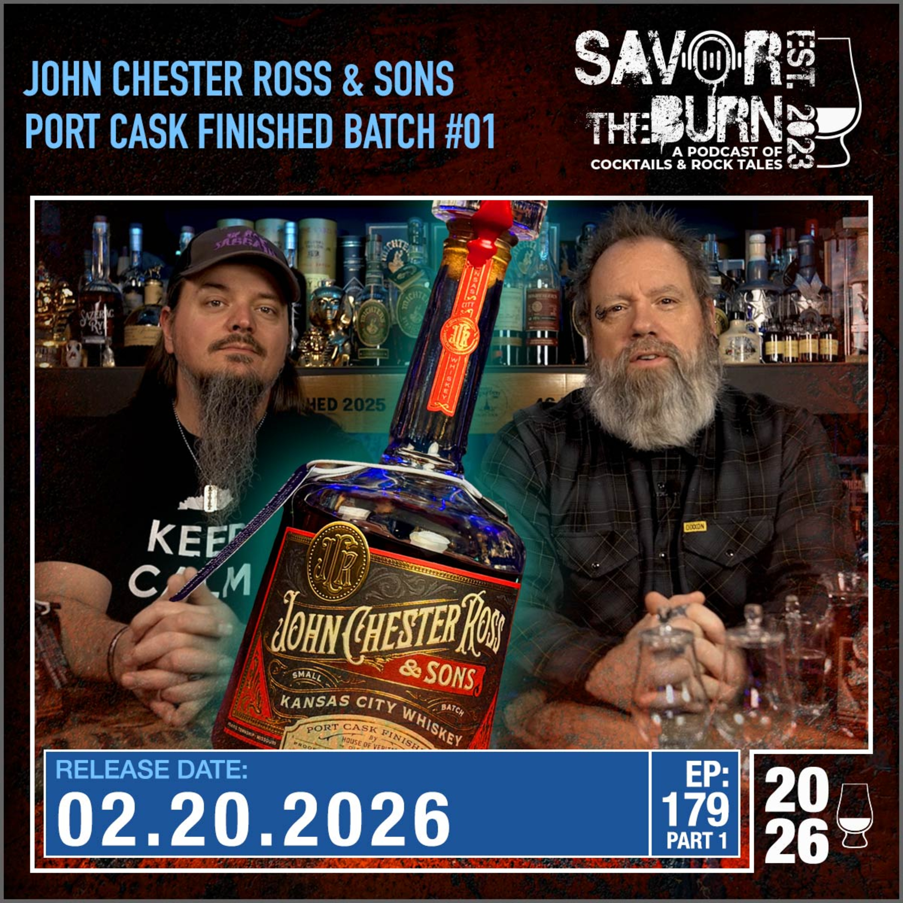 EP 179 part 1 - John Chester Ross & Sons Small Batch Kansas City Whiskey Port Cask Finished batch 01 episode artwork