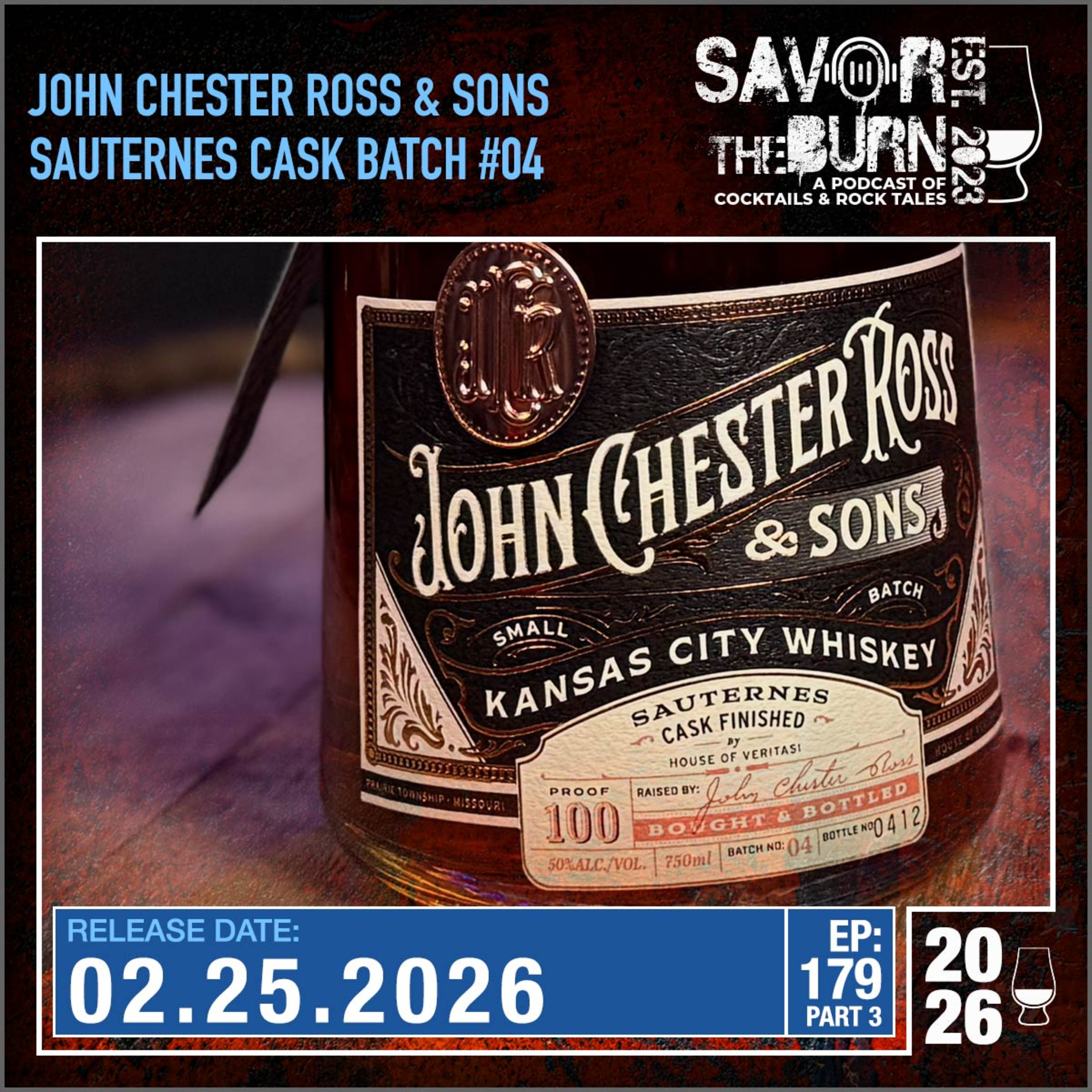EP 179 part 3 - Batch 04 and some French Influence! John Chester Ross & Sons Sauternes Cask Finished episode artwork