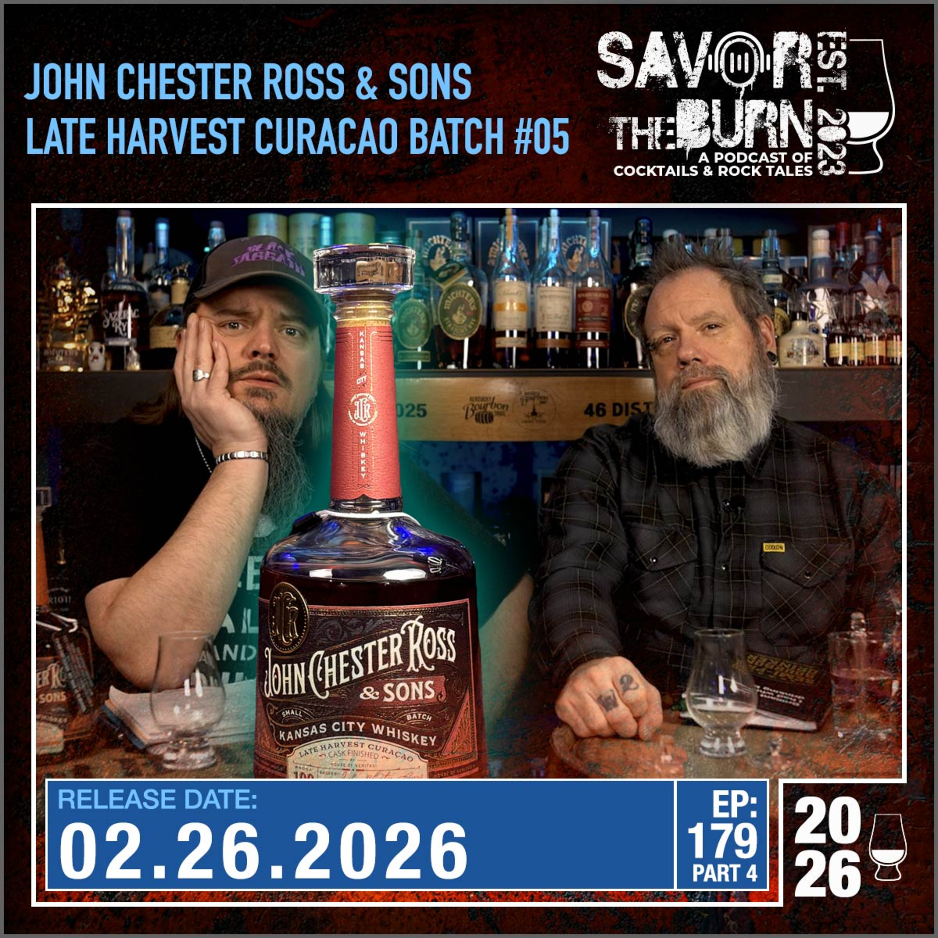 EP 179 part 4 - Rounding out the series with Batch 5, a Late Harvest Curacao Cask Finishing episode artwork