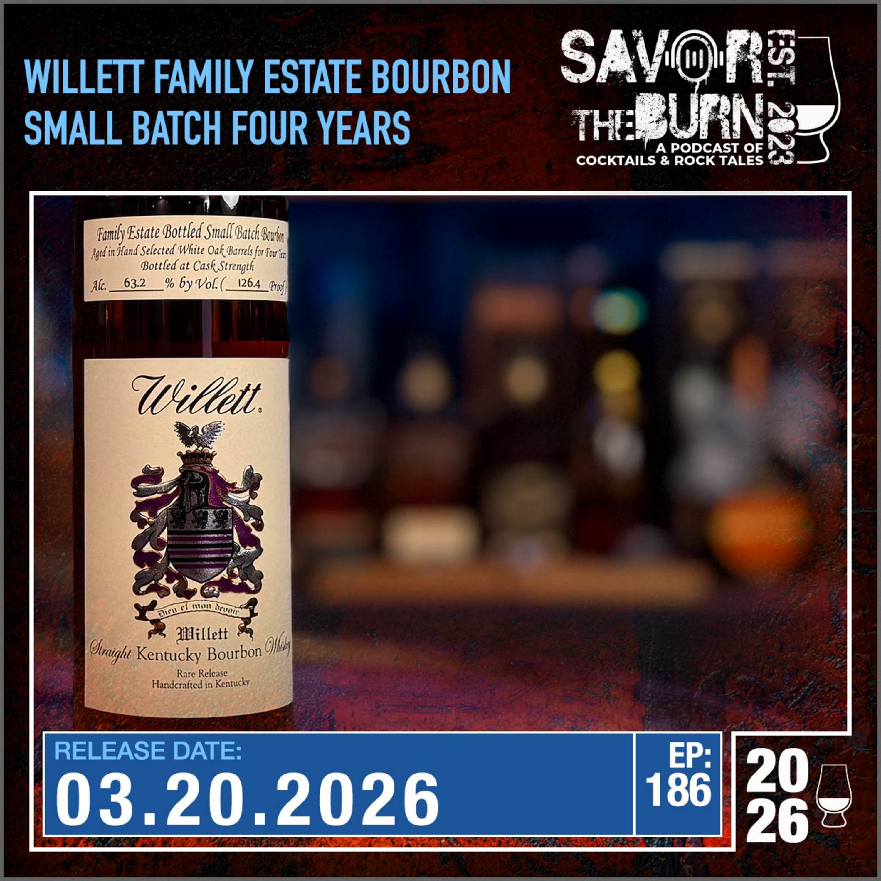 EP 186 - This may be the Small Batch 4 year, but we are still excited about this purple top Willett! episode artwork