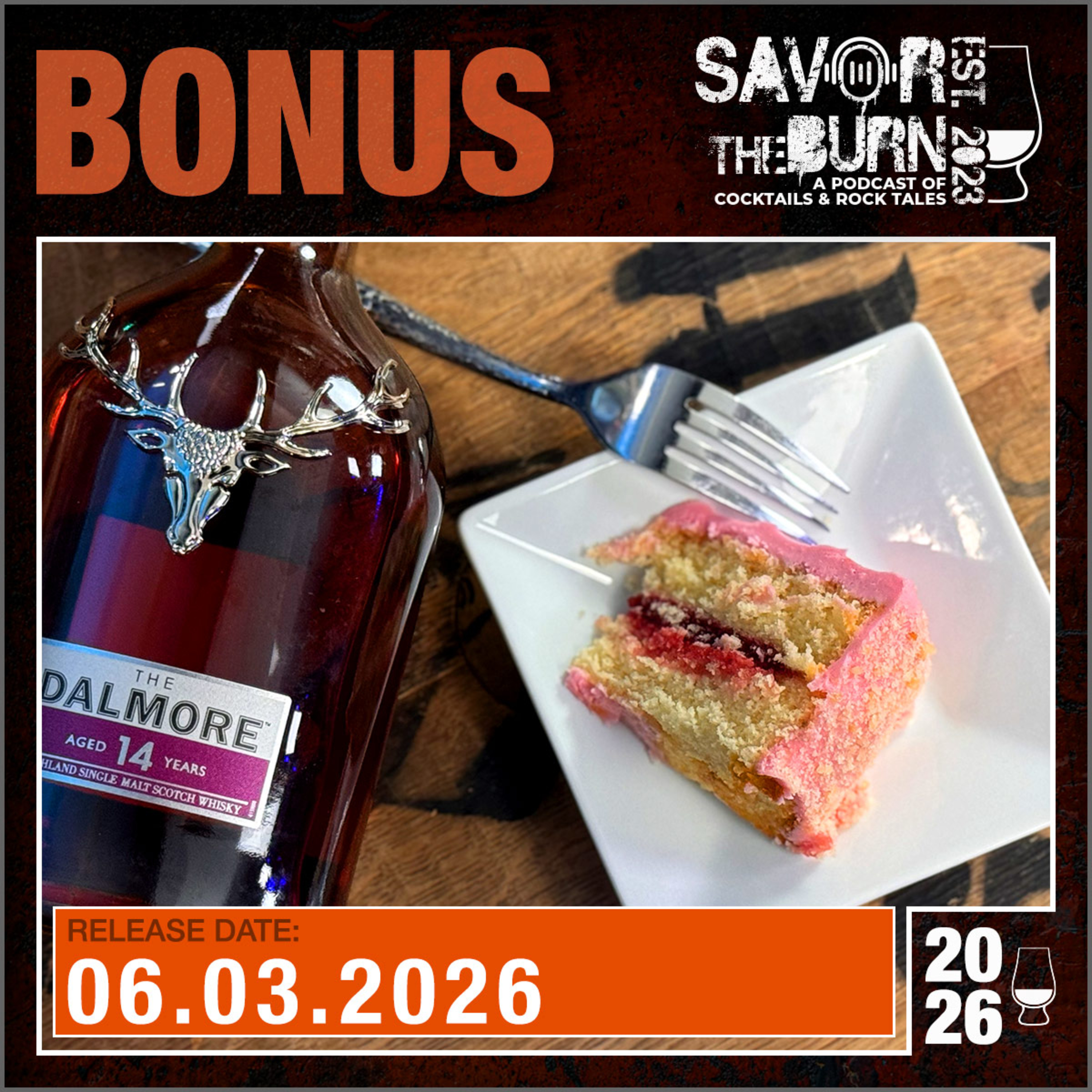 Bonus - A delicious cake and a revisit of the Dalmore 14yr episode artwork