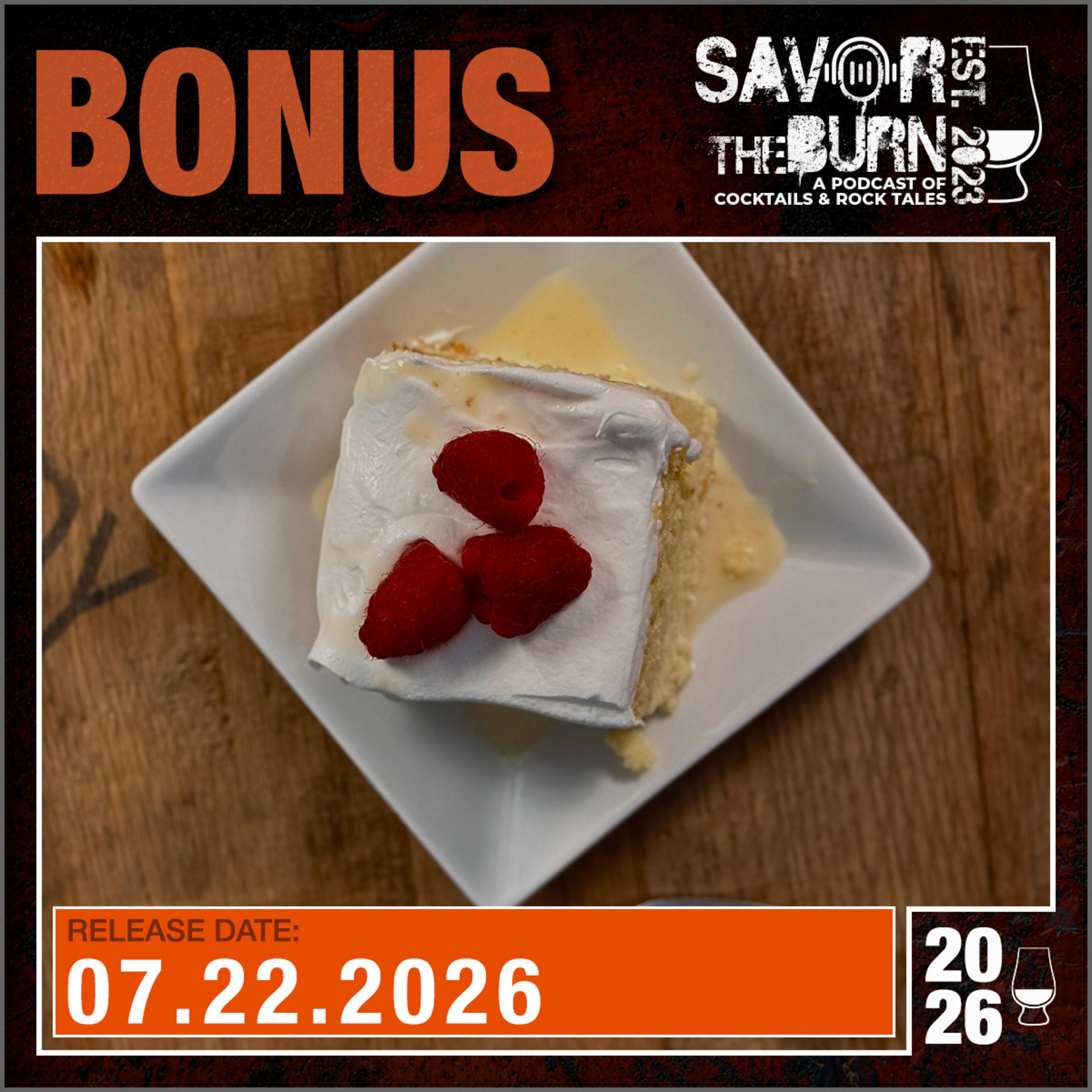 Bonus - A delicious cake and a revisit with A Mid Winter Night Dram Act 12 episode artwork