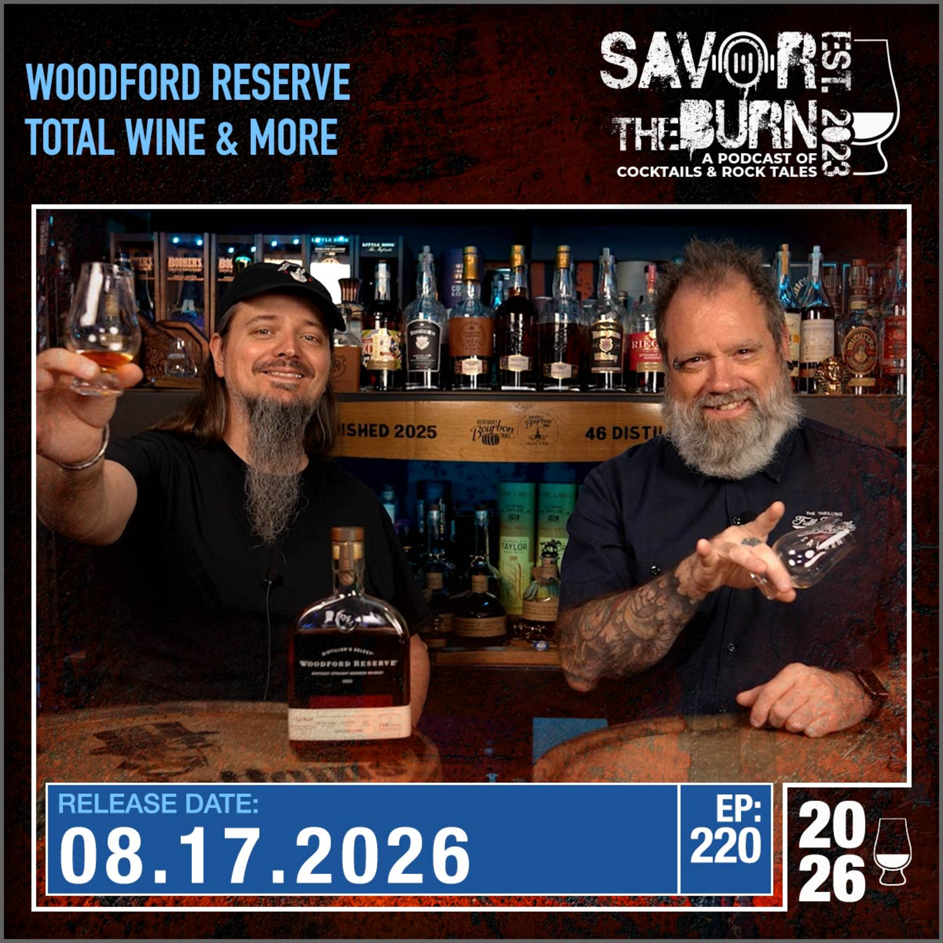 EP 220 - Kentucky Straight Bourbon Whiskey from Woodford Reserve Selected for Total Wine & More episode artwork