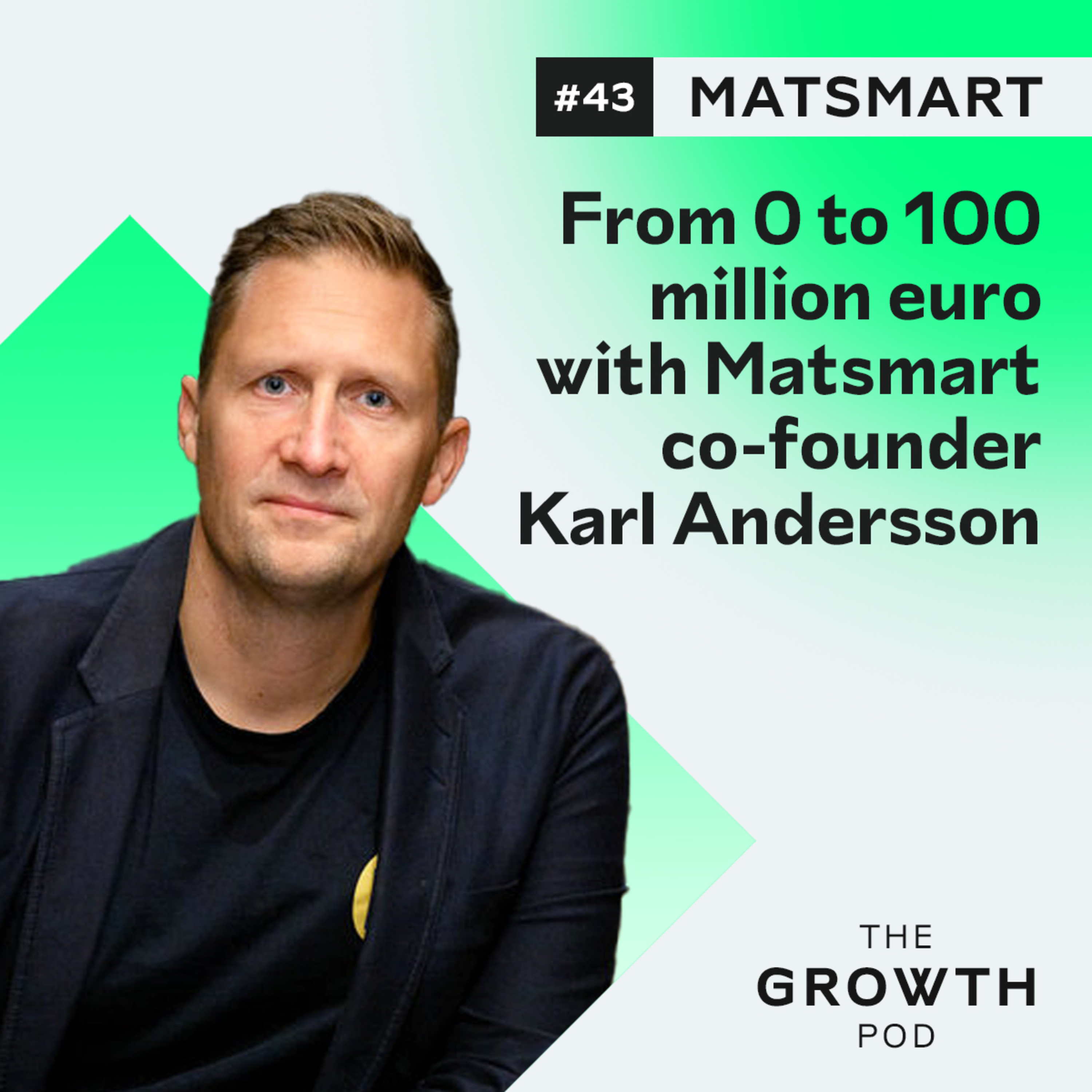 #43: From 0 to 100 million euro with Matsmart co-founder Karl Andersson