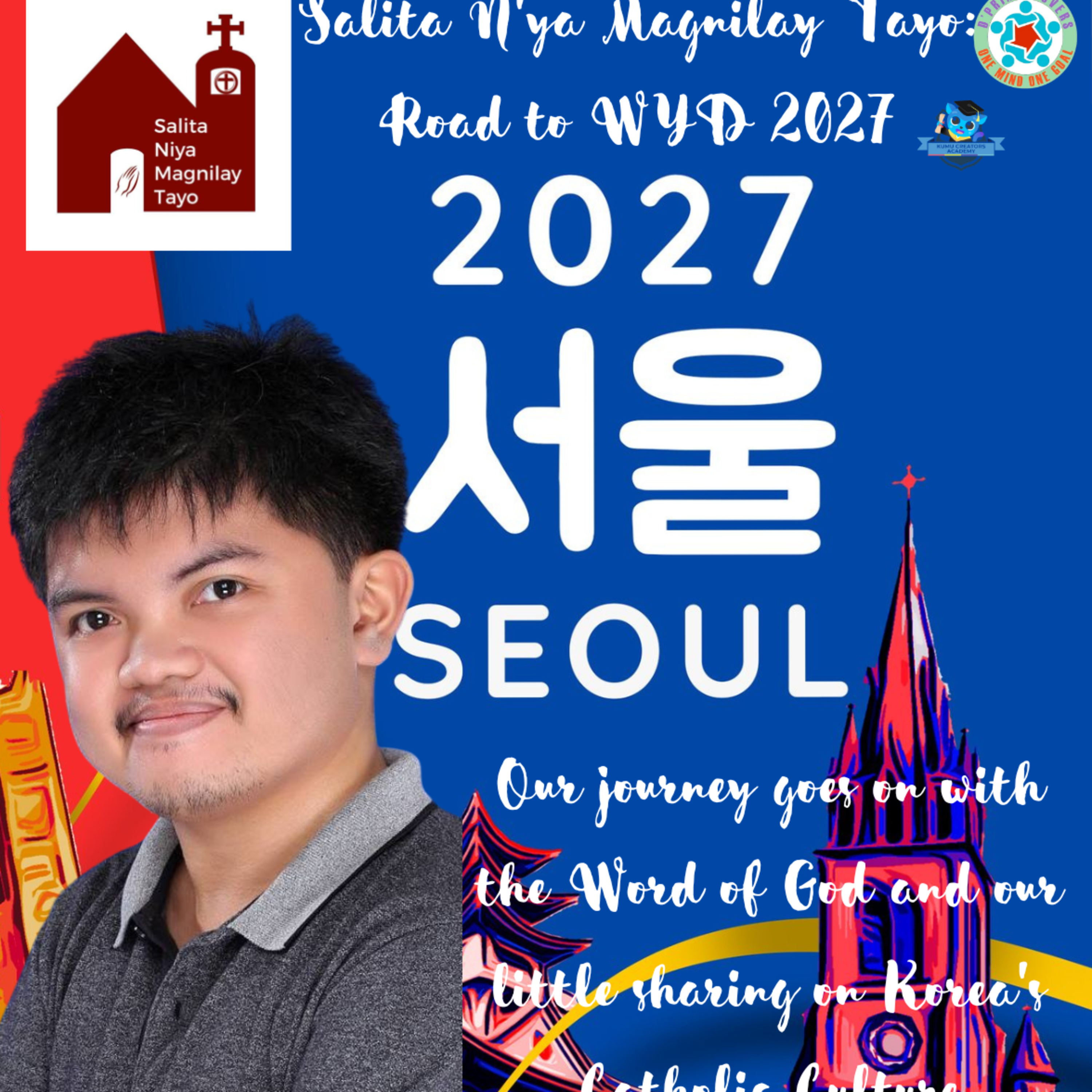 JMAY TV Podcast in 2023: 48th Audio Podcast (106th Podcast Episode) - Salita N'ya Magnilay Tayo: Road to #WYD2027 [#EscudoSoKor - Catholic Churches in South Korea] episode artwork