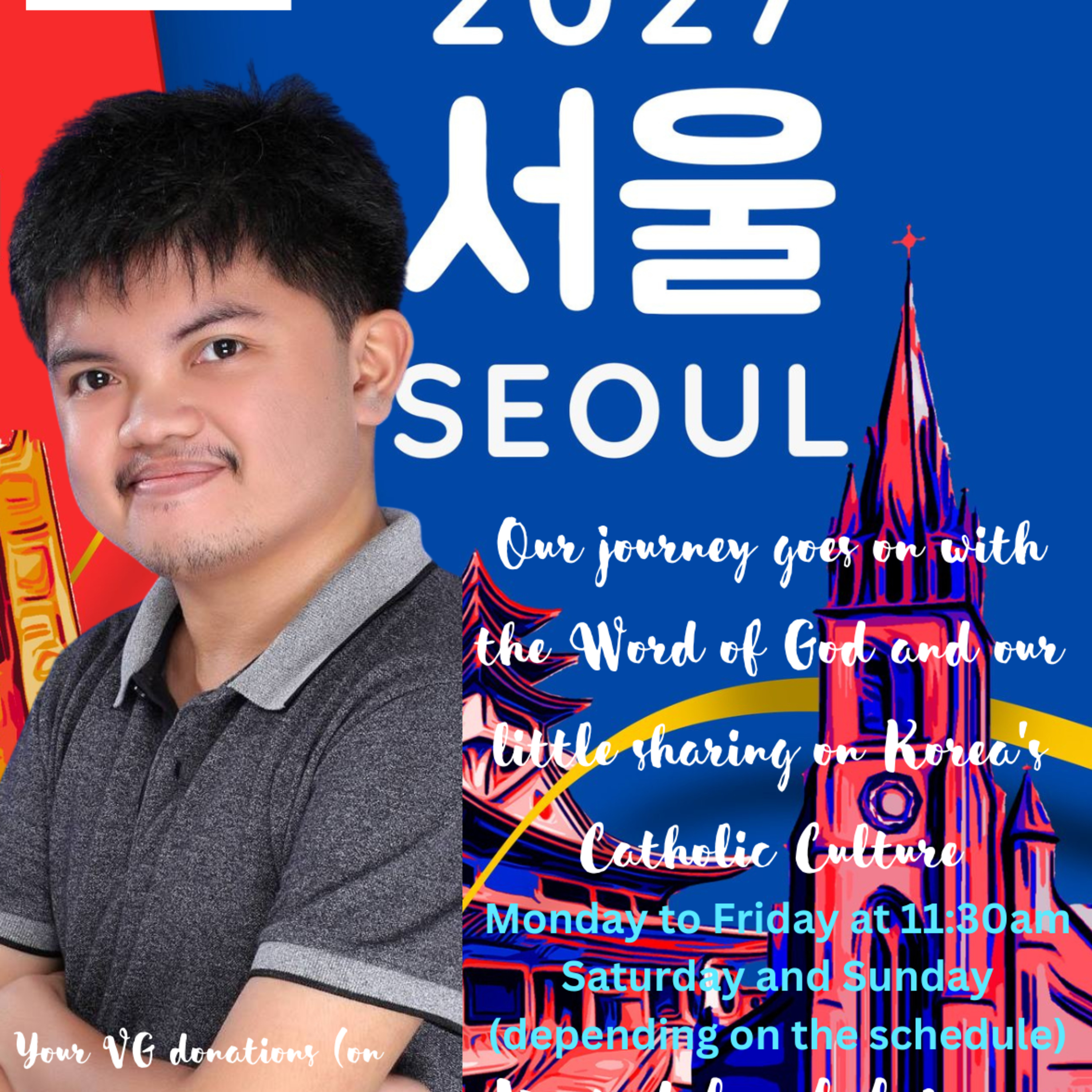 JMAY TV Podcast in 2023: 50th Audio Podcast (108th Podcast Episode) - Salita N'ya Magnilay Tayo: Road to #WYD2027 [#EscudoSoKor - Catholic Bishops Conference of Korea] episode artwork