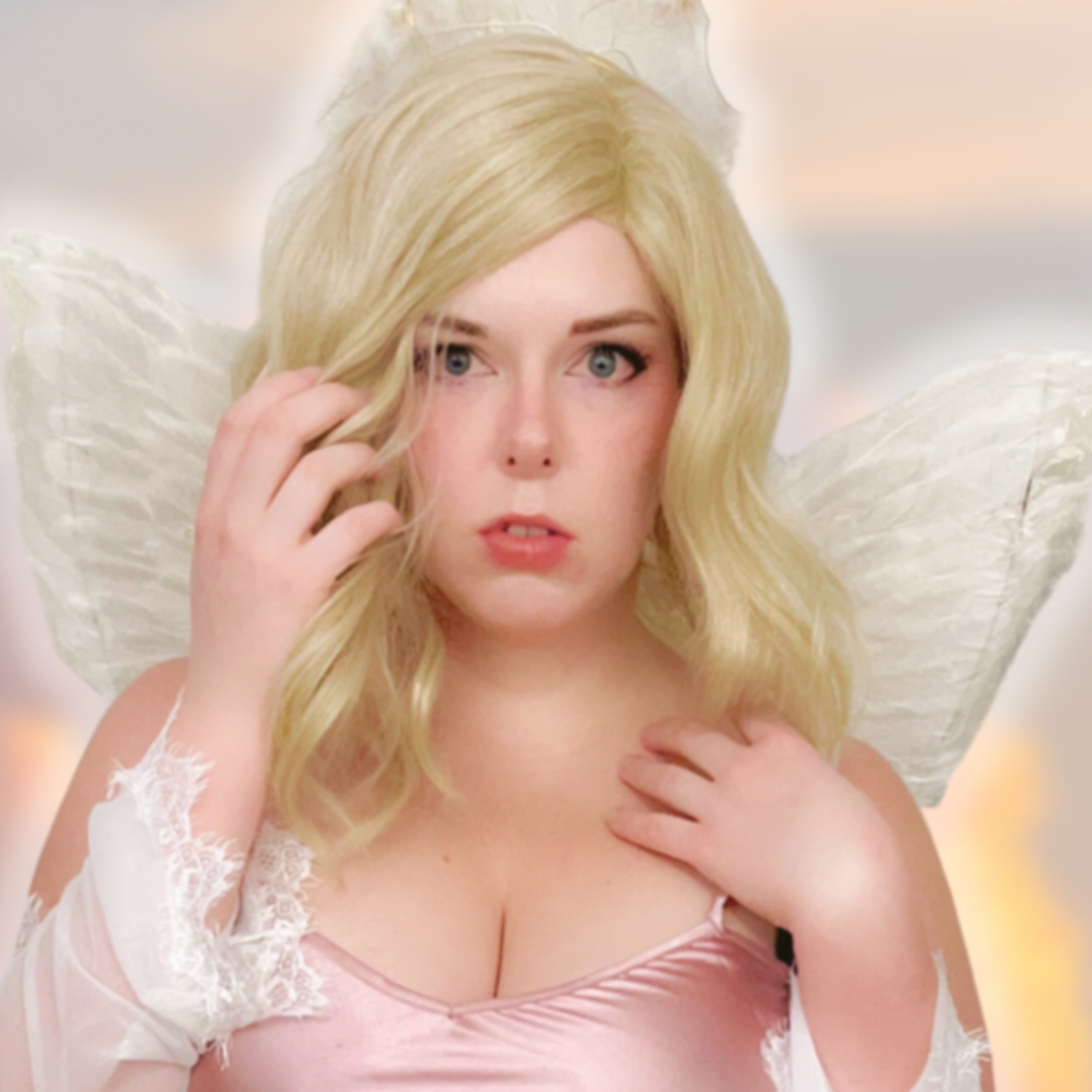 Tempting Your Angel GF Into SIN (LEWD hand holding, kissing)(F4M)