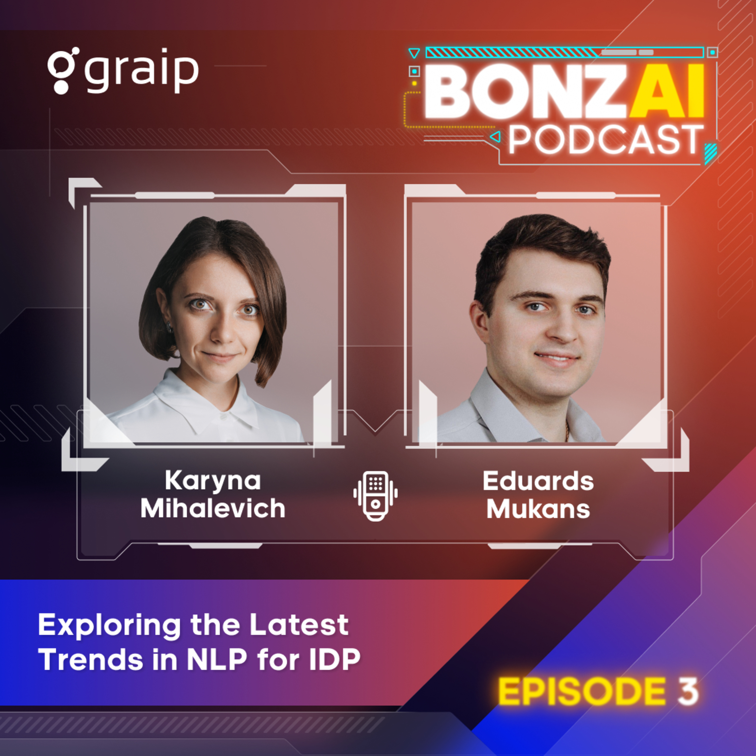 BONZAI Podcast. Episode 3: Exploring the Latest Trends in NLP for IDP episode artwork